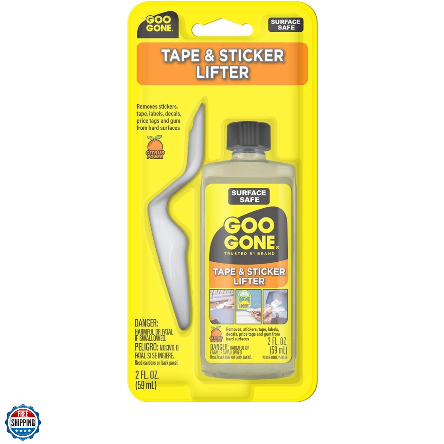 Sticker Lifter – Adhesive and Sticker Remover – 2 Ounce – Citrus Power Remove…