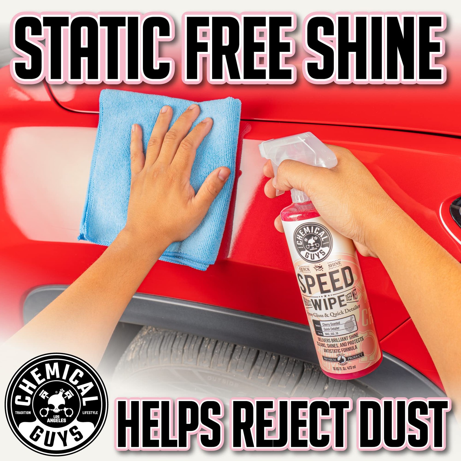 16oz Quick Detailer Spray High Gloss Streak Free Shine Safe on All Surfaces