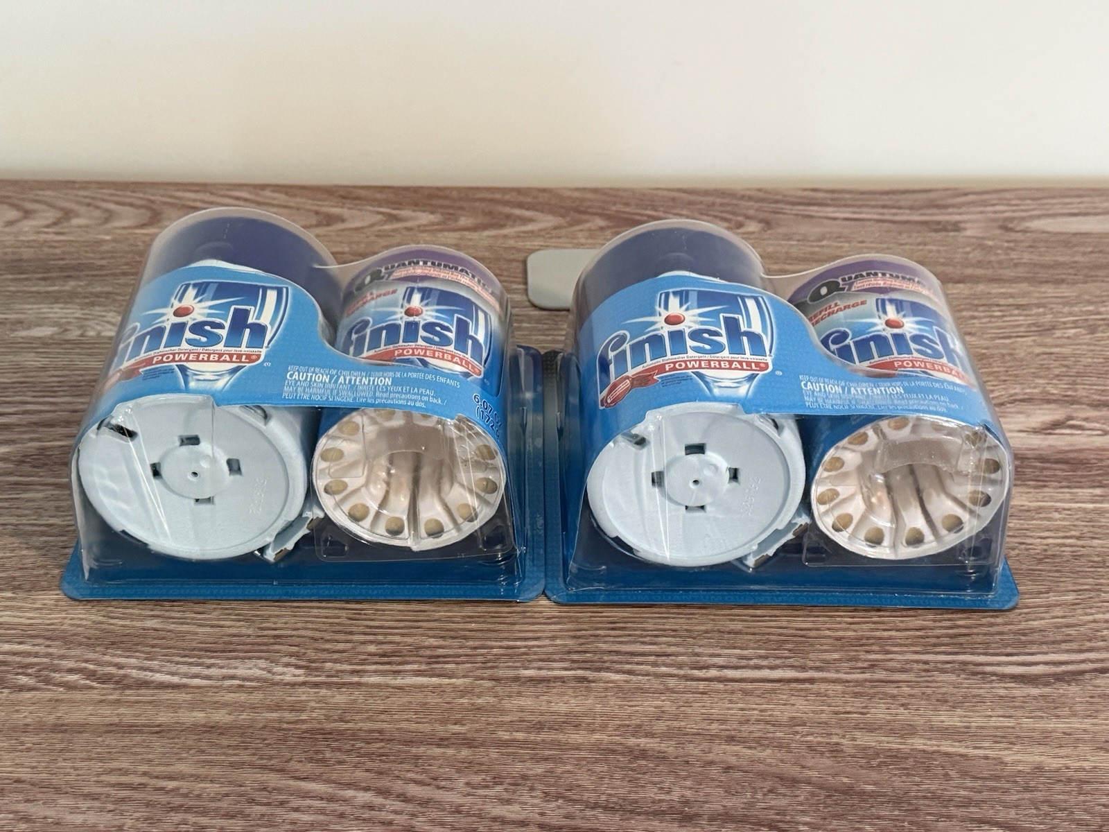Finish Powerball Automatic Detergent Kit Dispenser Refill Set + 2 Refills.