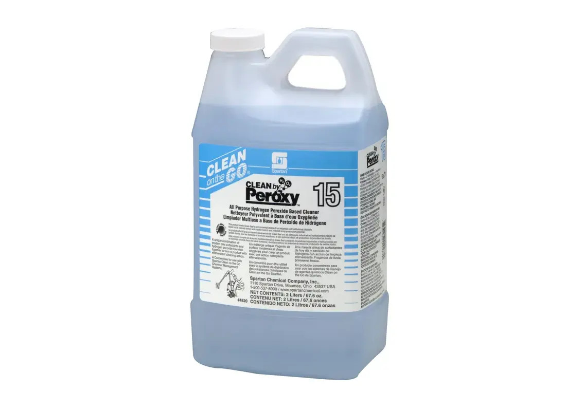2 Liter Clean by Peroxy Spring Rain Scent Multi-Purpose Cleaner Light Blue