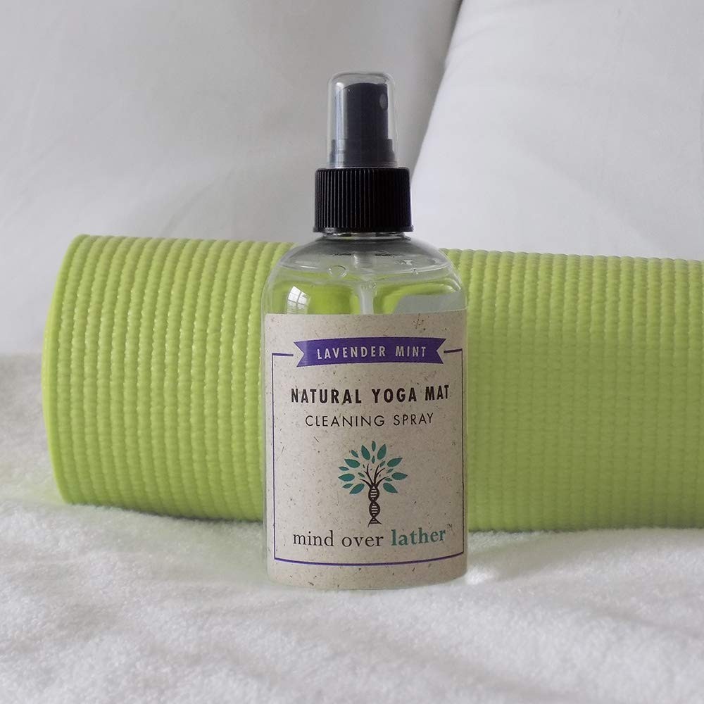 100% Natural Yoga Mat Cleaning Spray 8oz | Works with All Mats | Cleans and R…