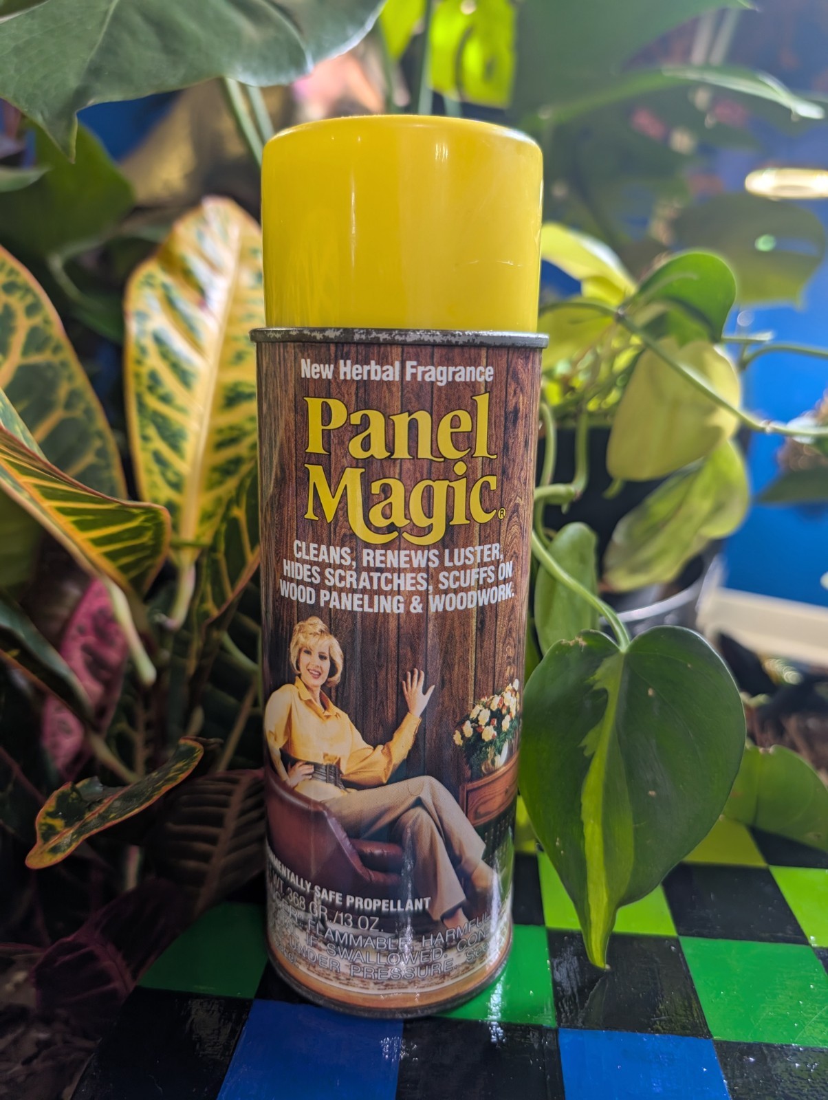 Vintage Panel Magic Aerosol Cleaning Spray Works! Movie prop