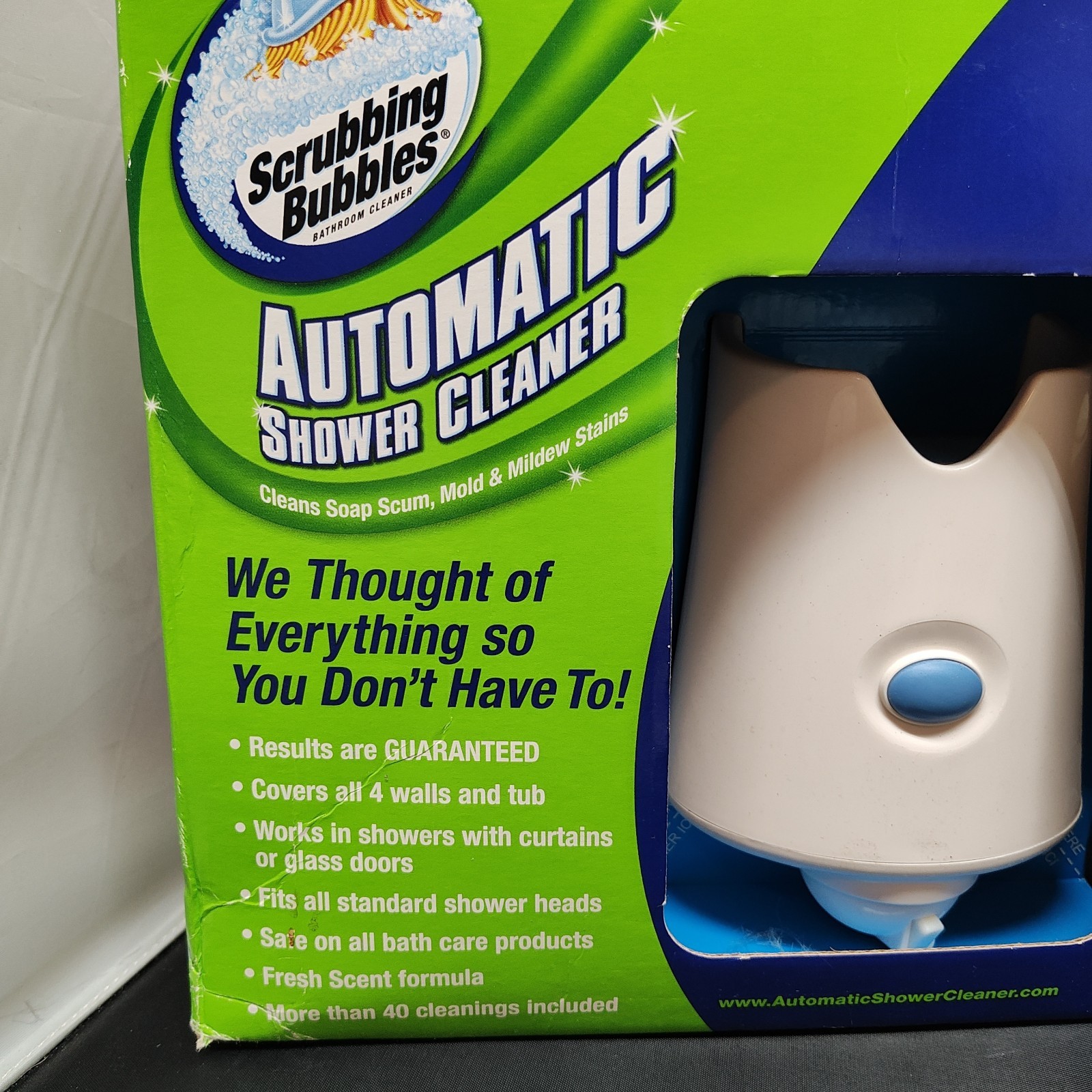 New Unused Scrubbing Bubbles Automatic Shower Cleaner Kit 2 Cleaning Solutions
