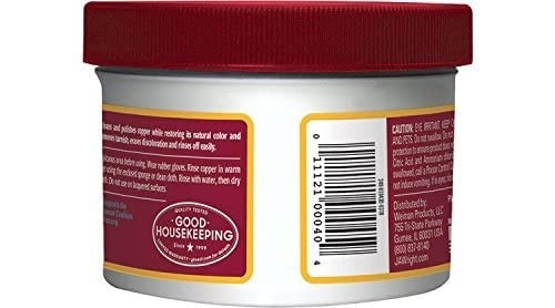 Copper and Brass Polish Cleaner Cream 8 Ounce – Gently Clean Without Scratching