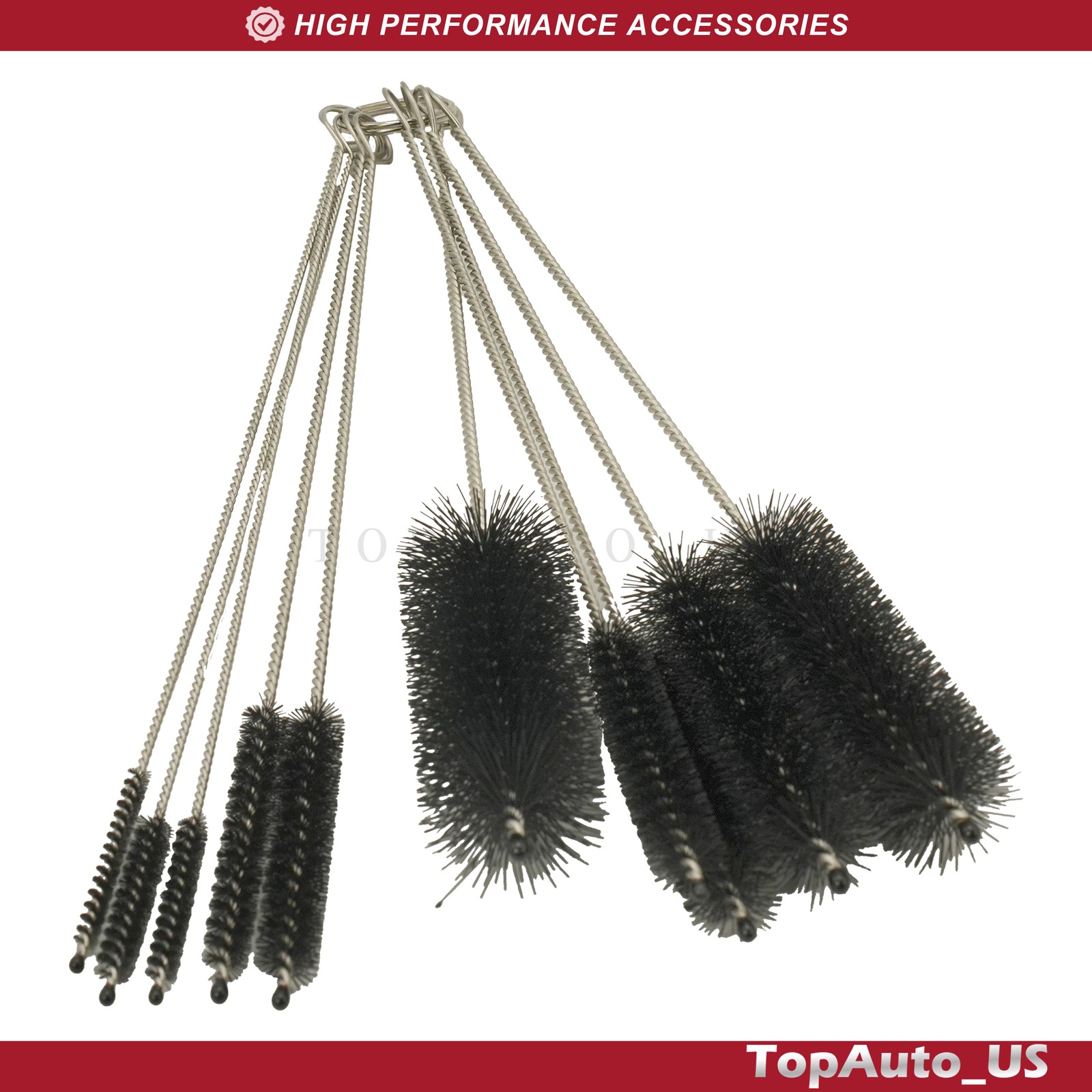 Fit Kitchen Nylon Cleaning Straw Brush Set 10PCS Bottle Tube Pipe Cleaner