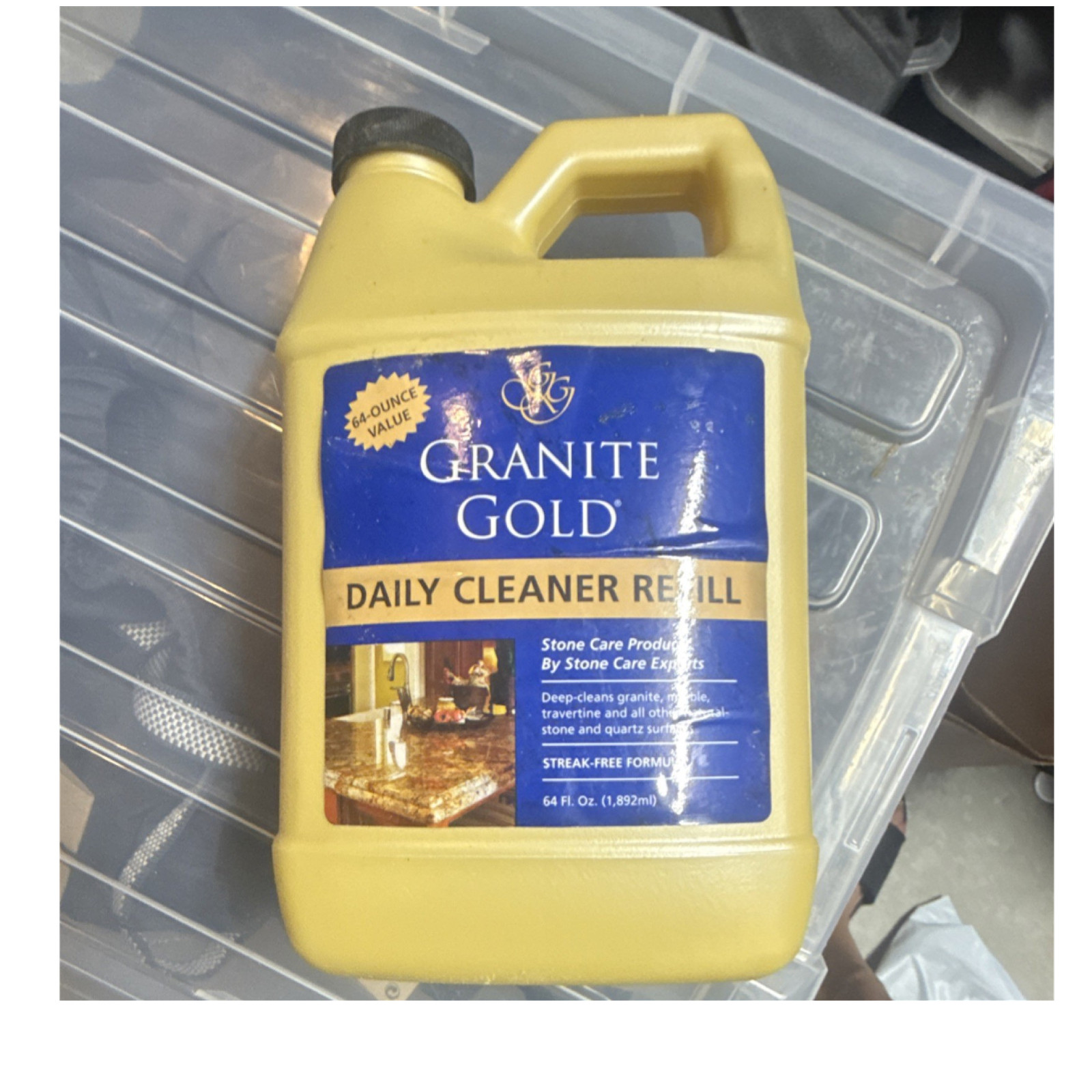 Granite Gold Daily Cleaner Refill Streak-Free Formula 64 fl oz for Stone