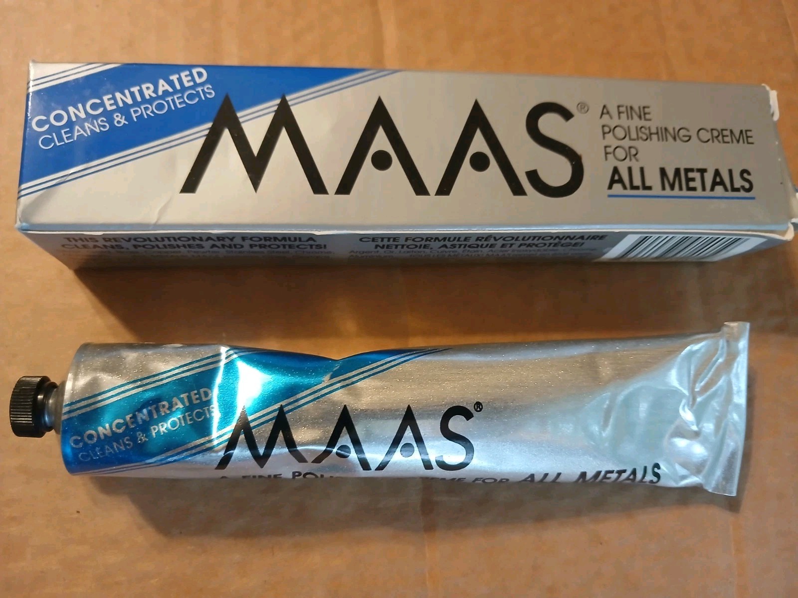 MAAS Fine Polishing Cream For All Metals – 4oz Tube 3.8 Oz Now