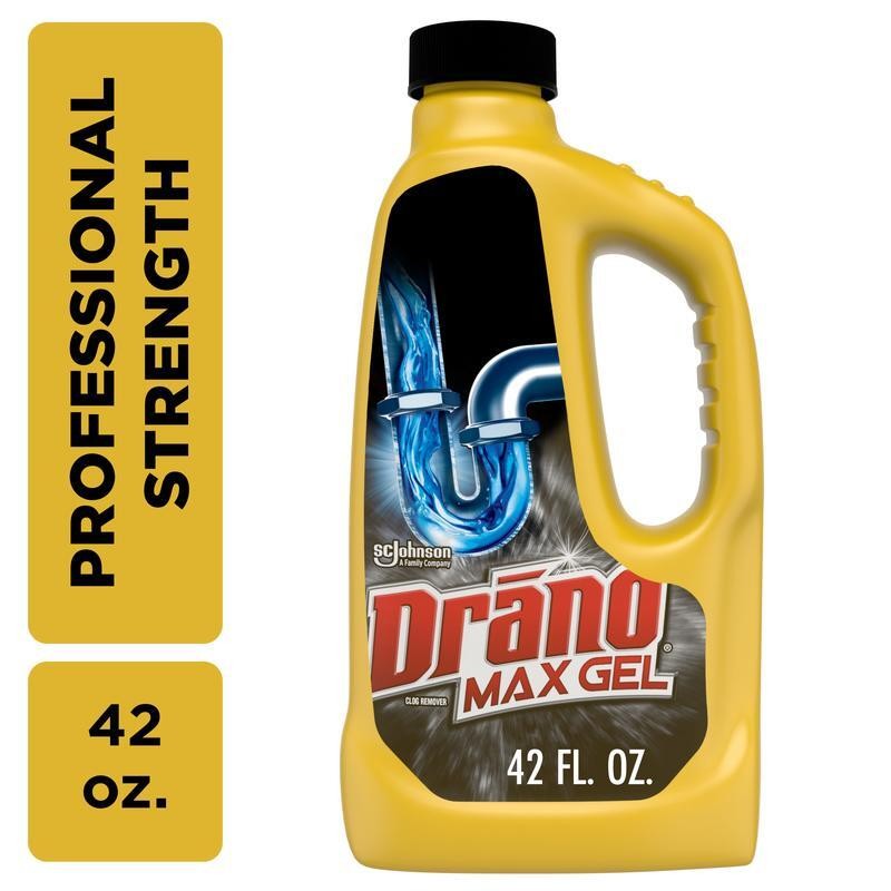 Professional Strength Drain Cleaner Gel 42 oz Fast Acting Clog Remover New
