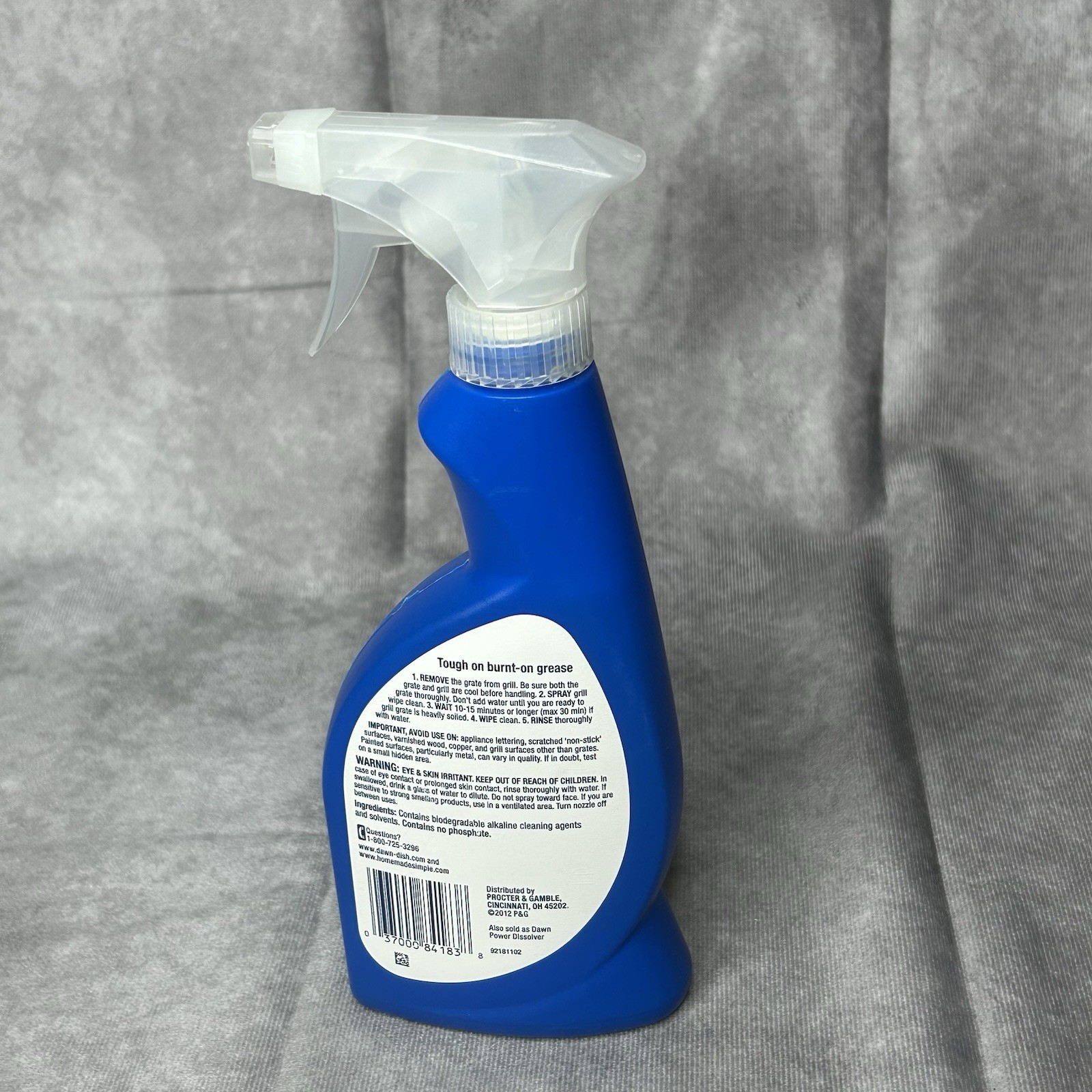 New DAWN Grill Cleaner 12.8fl Oz Tough On Burnt On Grease BBQ