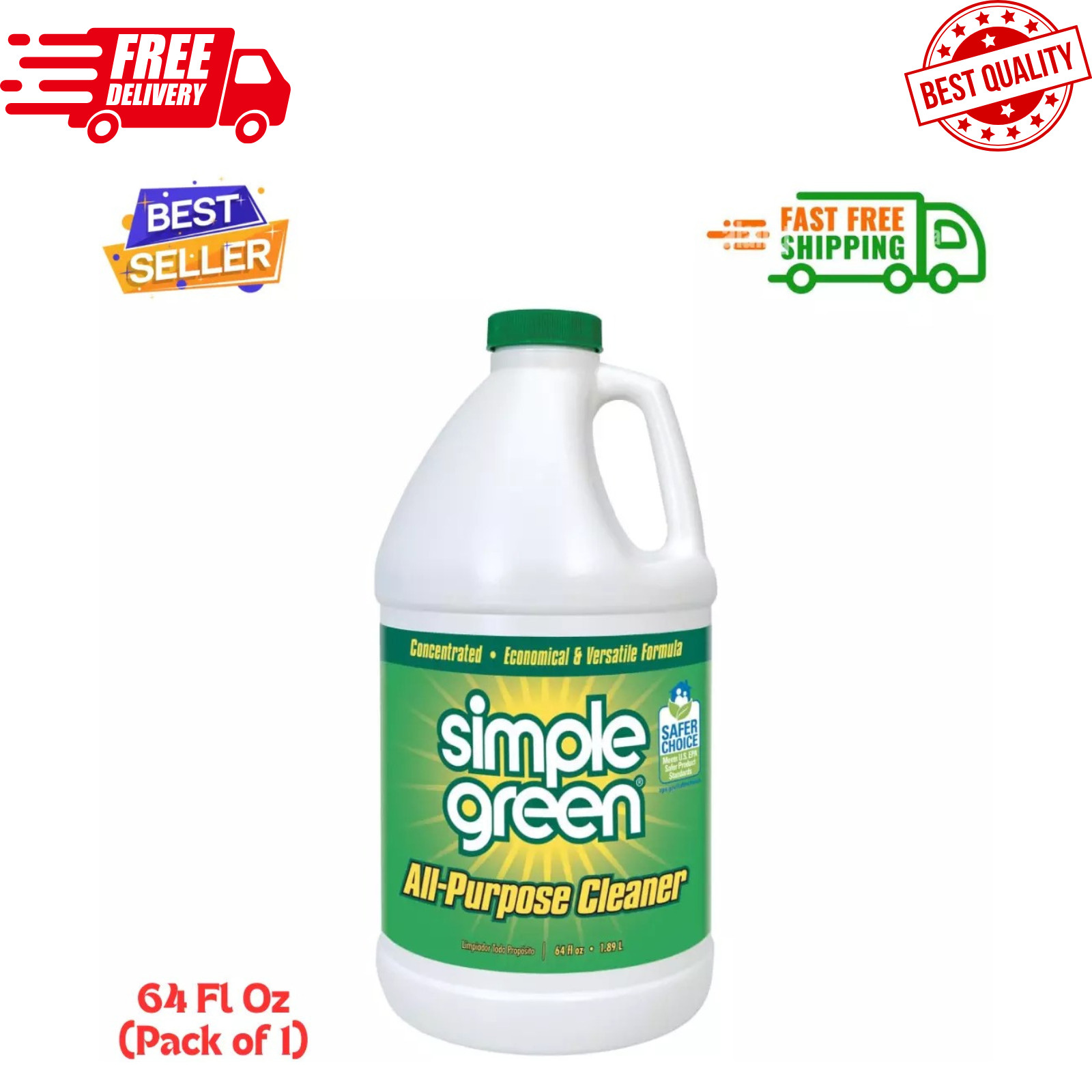 Simple Green All Purpose Cleaner Concentrate 64 FL Oz (Pack of 1) …