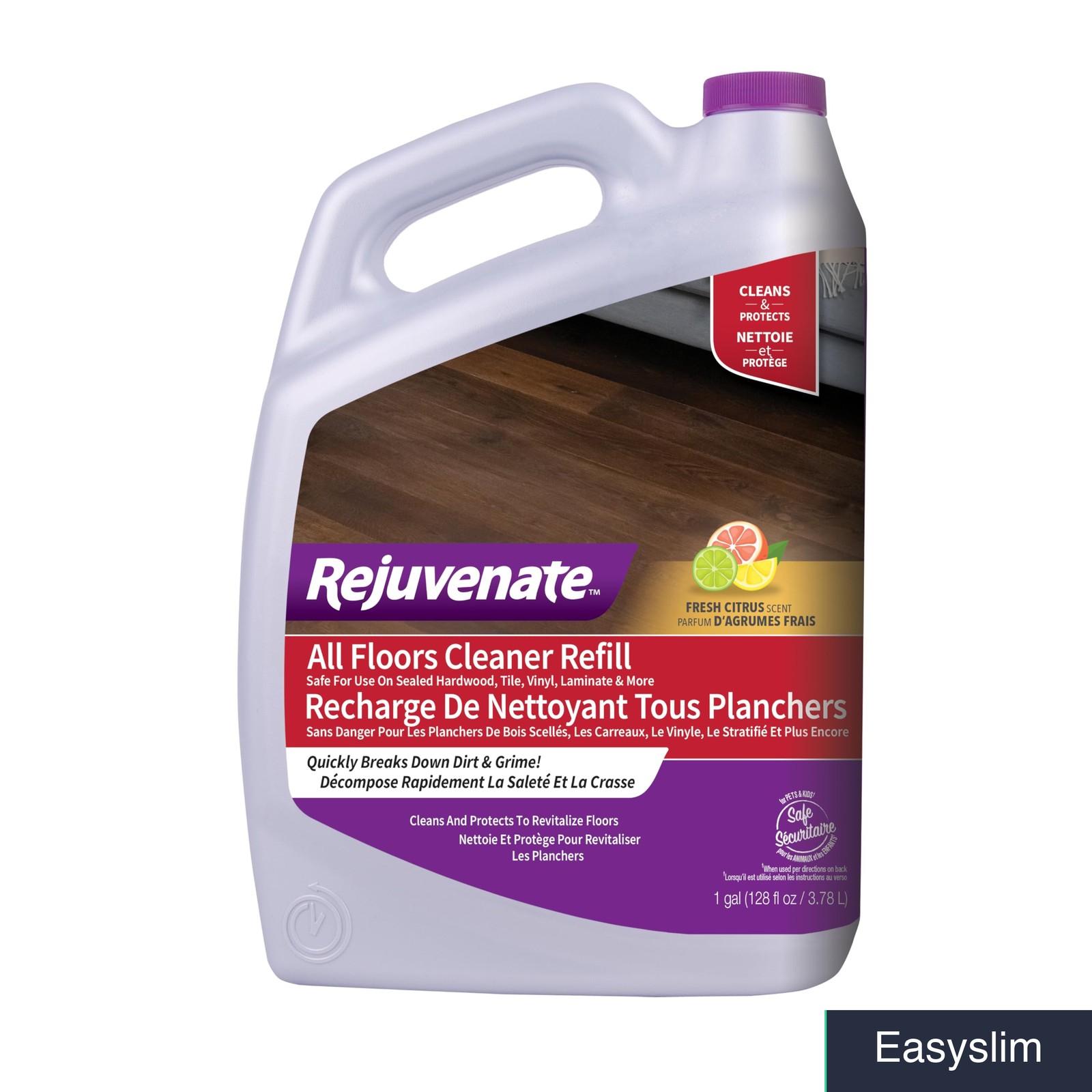 All Floors Cleaner Refill 1 Gallon – Fresh Citrus, Multi-Surface