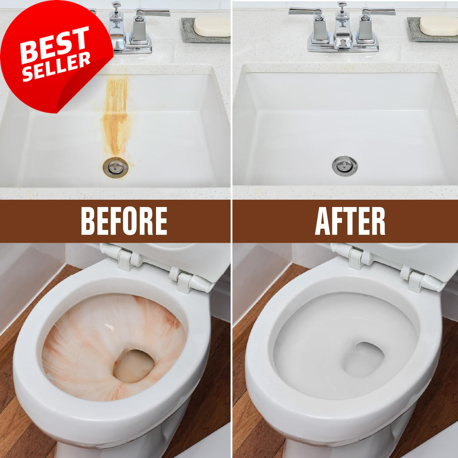 Whink Rust Stain Remover for Toilets, Sinks, Fabrics & Carpets | 32 Oz