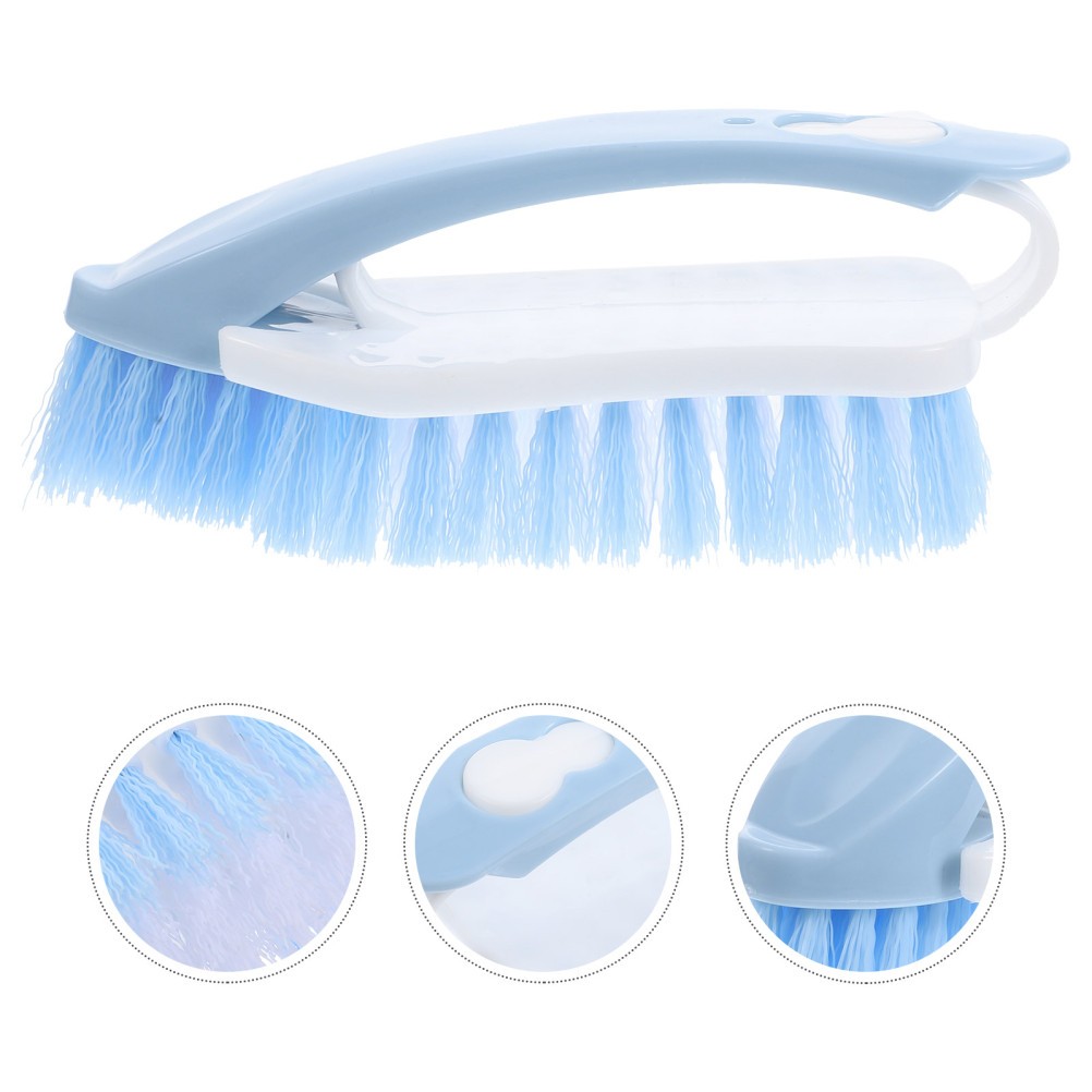 Shoe Brush Detachable Laundry Scrub Brush Garment Sneaker Cleaning Tool Plastic