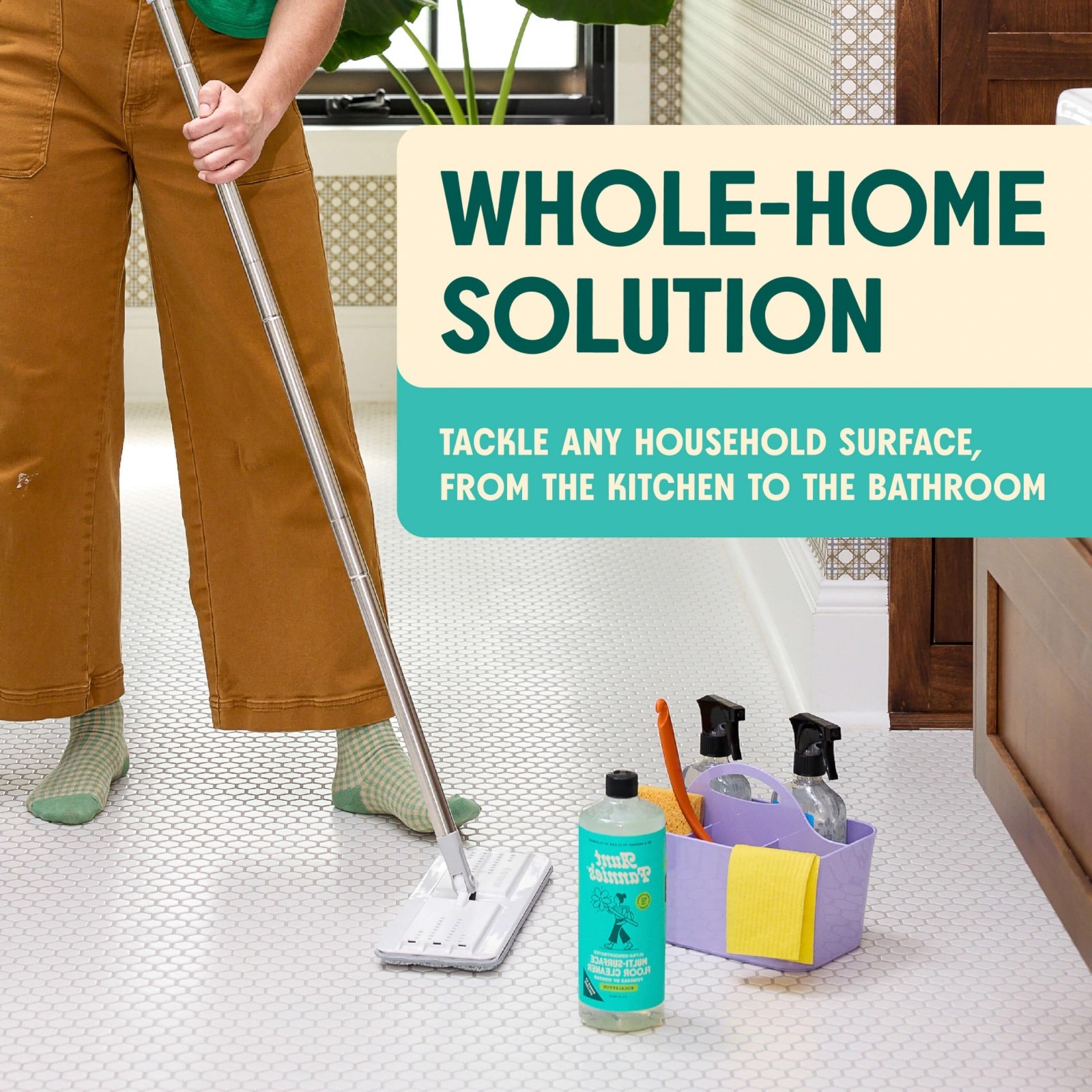 Whole Home Cleaning Bundle – All Purpose Spray, Floor Cleaner, Glass Cleaner, Wi