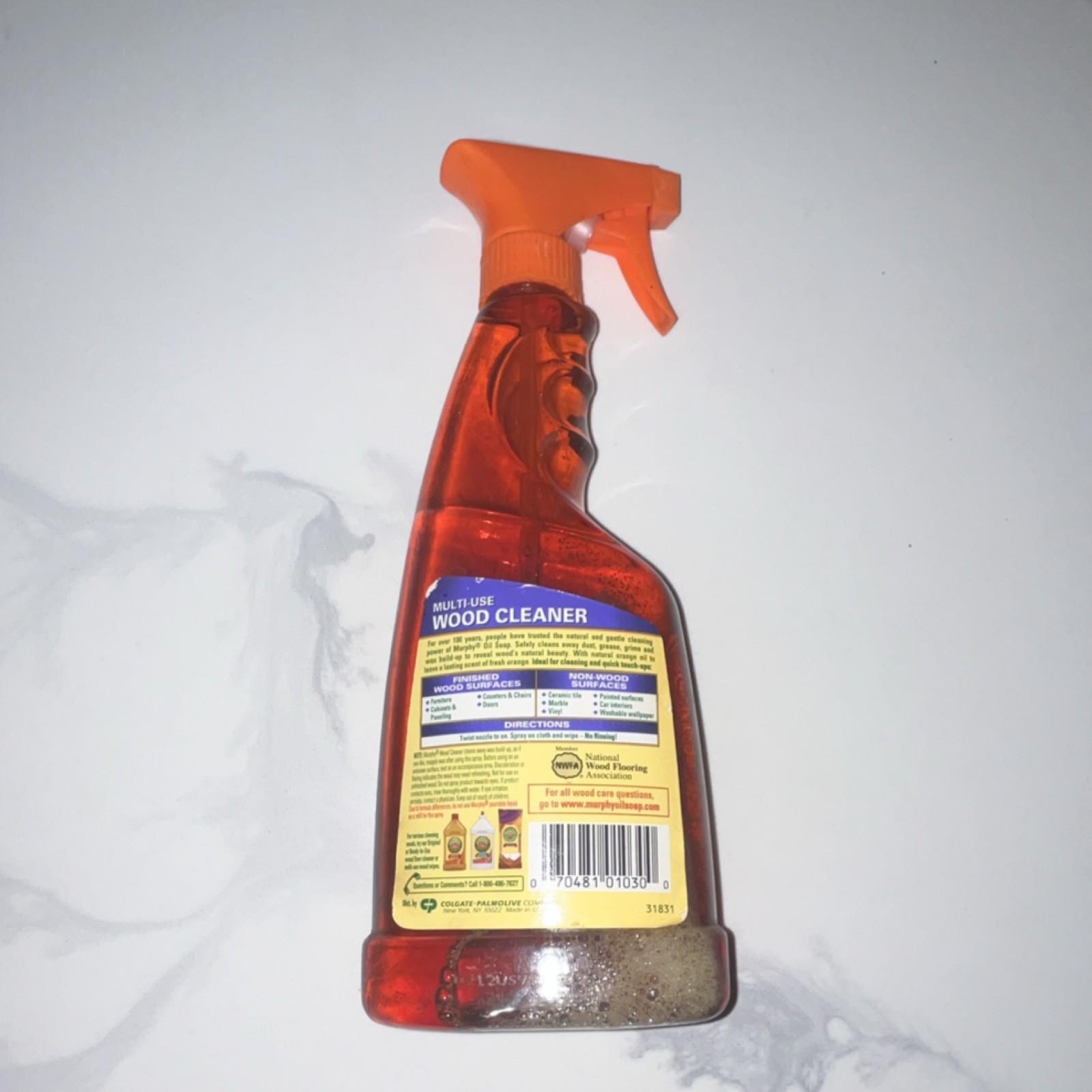 Murphy Multi-Use Wood Cleaner Spray 22 fl oz Orange Scent Cleans to Shine
