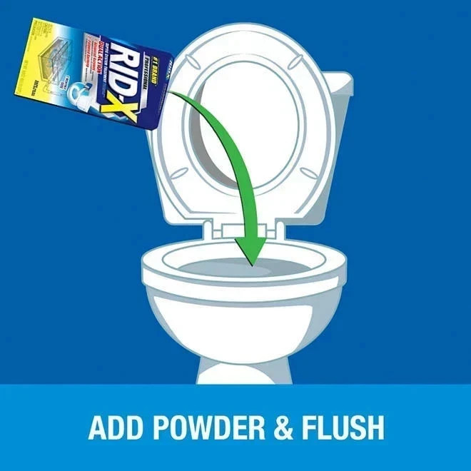 2 PACK – RID-X Septic Treatment, 5 Month Supply Powder 49 Oz (Total 98 Oz)