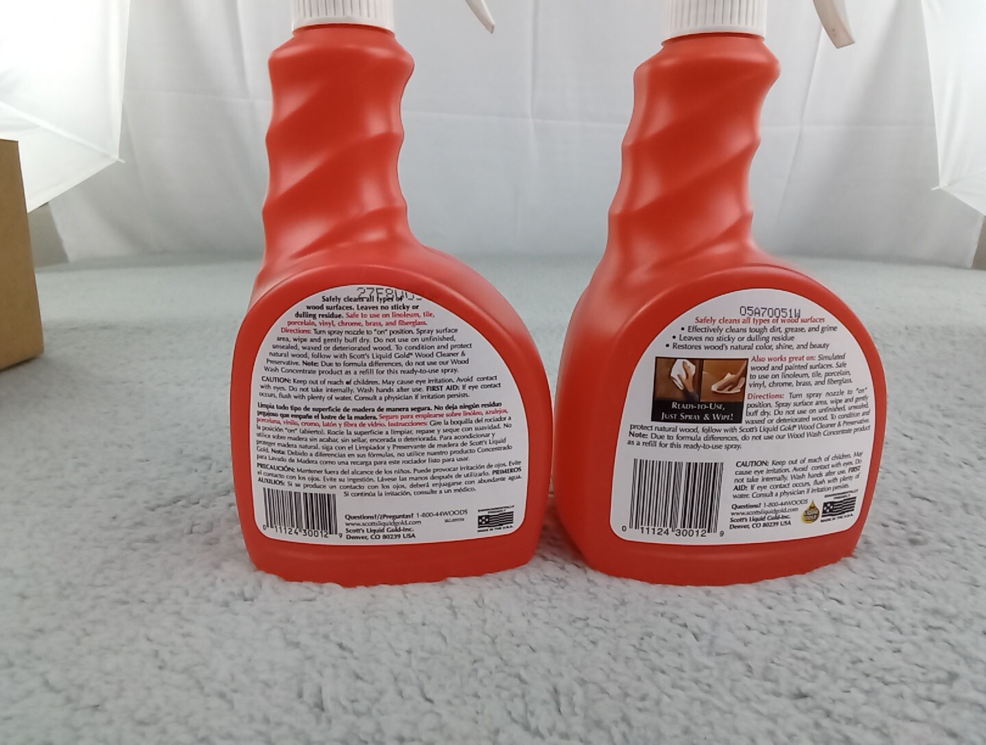 2x Scott’s Liquid Gold Wood Wash Ready-To-Use Spray Bottle 24 Fl Oz Cleaner