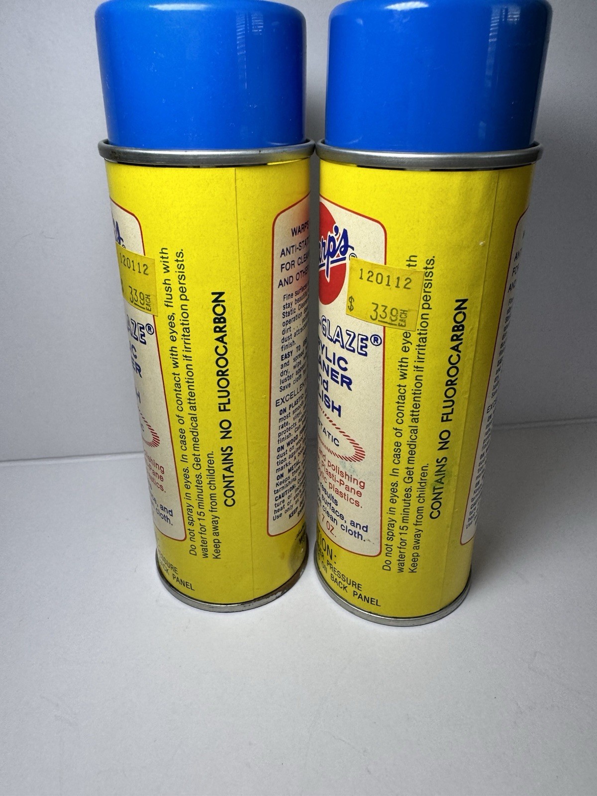 Warps Flex O Glaze Acrylic Cleaner And Polish 7 Oz Each Lot Of 2