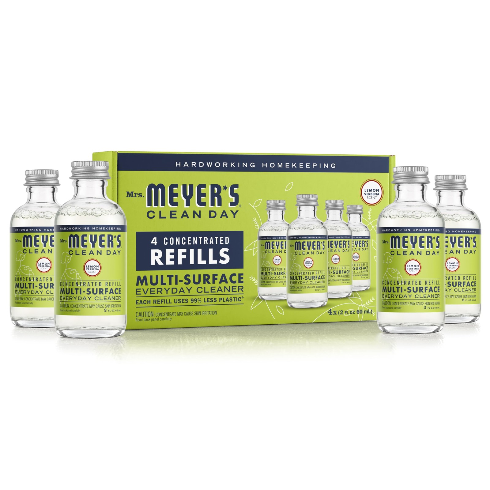 CLEAN DAY Multi-Surface Everyday Cleaner Concentrated Refills, 4 Concentrated…
