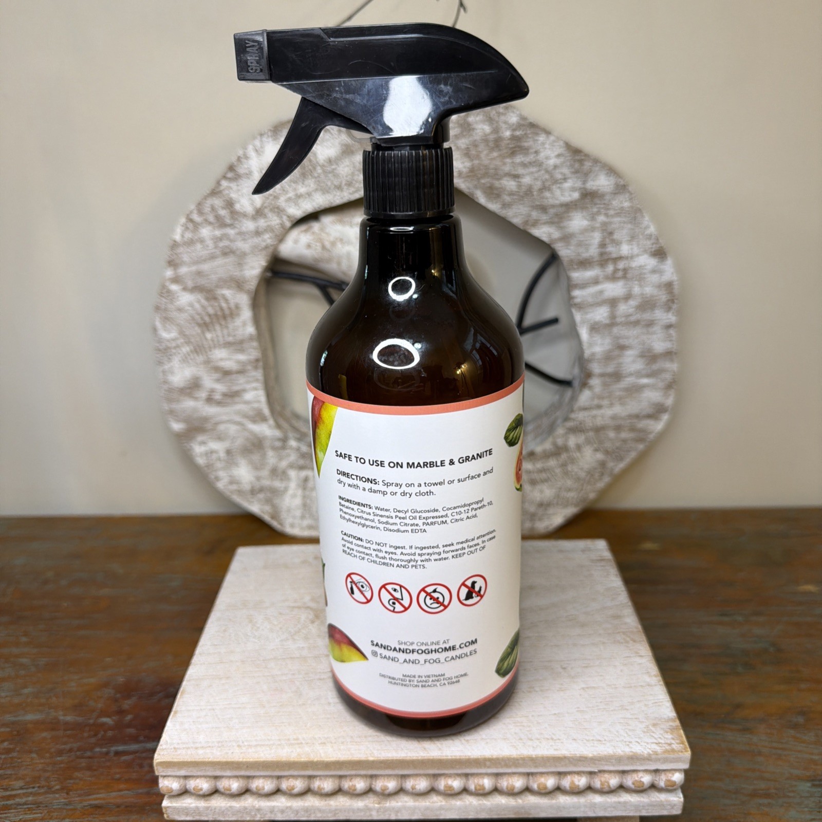 Sand + Fog Plant Based All Purpose Cleaner. Guava Mango 25.4 oz. New.