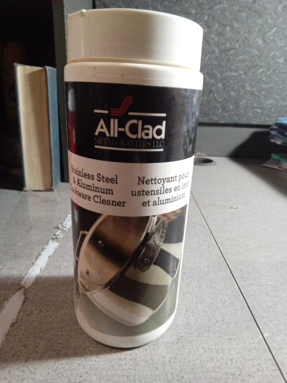 All-Clad Specialty Powder Stainless Steel Cleaner 12 Ounce (Pack of 1)White E86