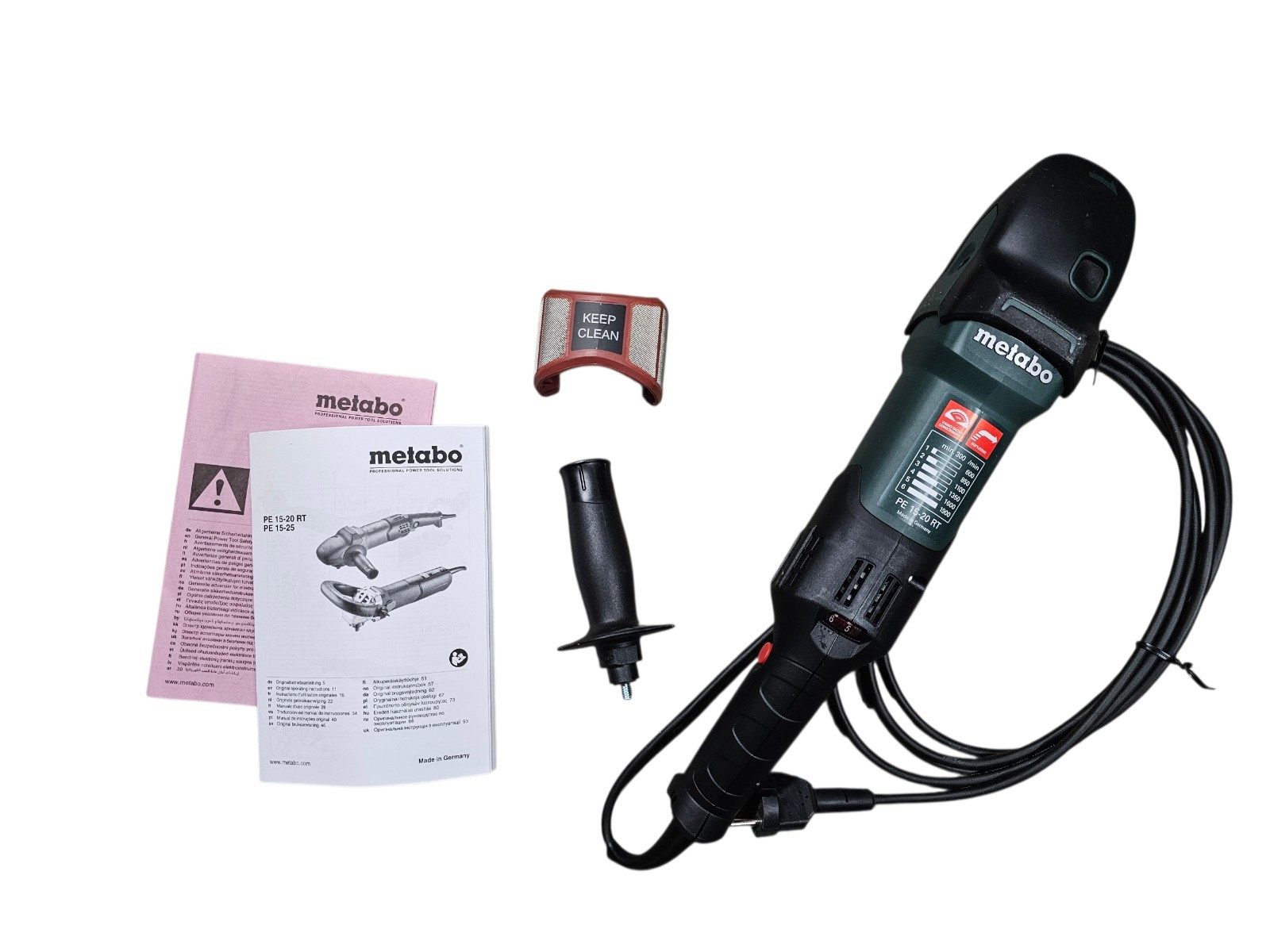 Metabo PR 15-20 RT Rotary Tool buffer/Grinder 1300-1500 RPM Type F Schuko Plug
