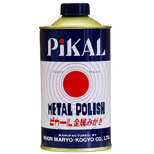 Pikal Metal Polish 300g 10.58oz – Emulsion-Type Abrasive (12100) – Japan