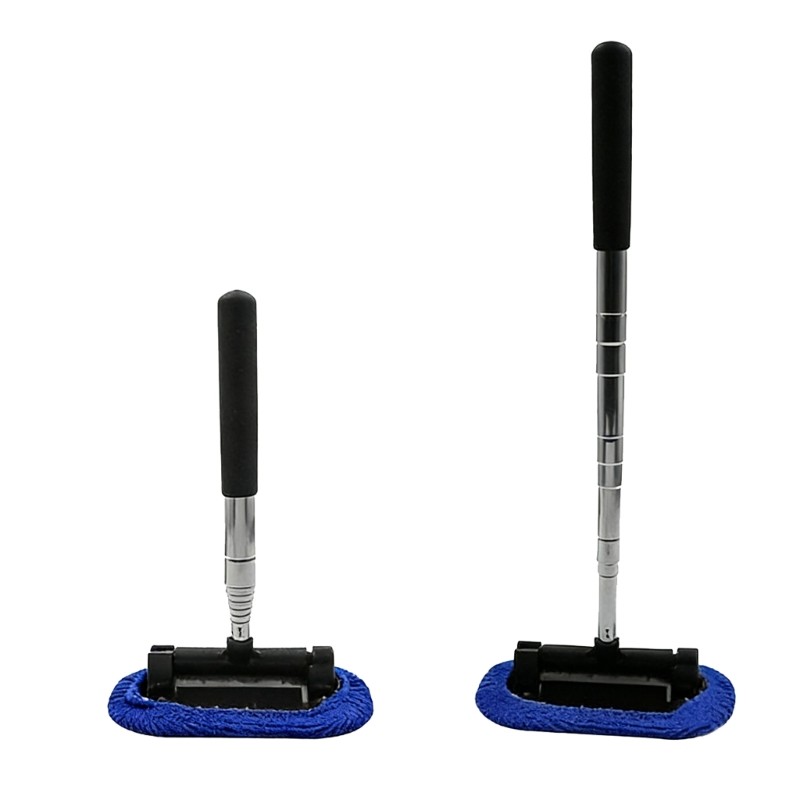 Adjustable Telescopic Car Wash Brush Kit Mop Long Handle Vehicle Cleaning Tool