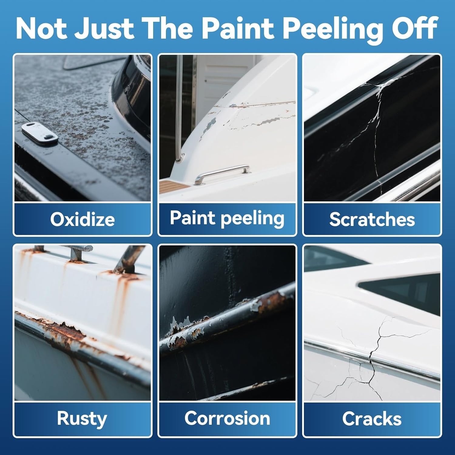 Compact 30ML Marine Repair Paint – Waterproof, Low Odor, High-Gloss Finish