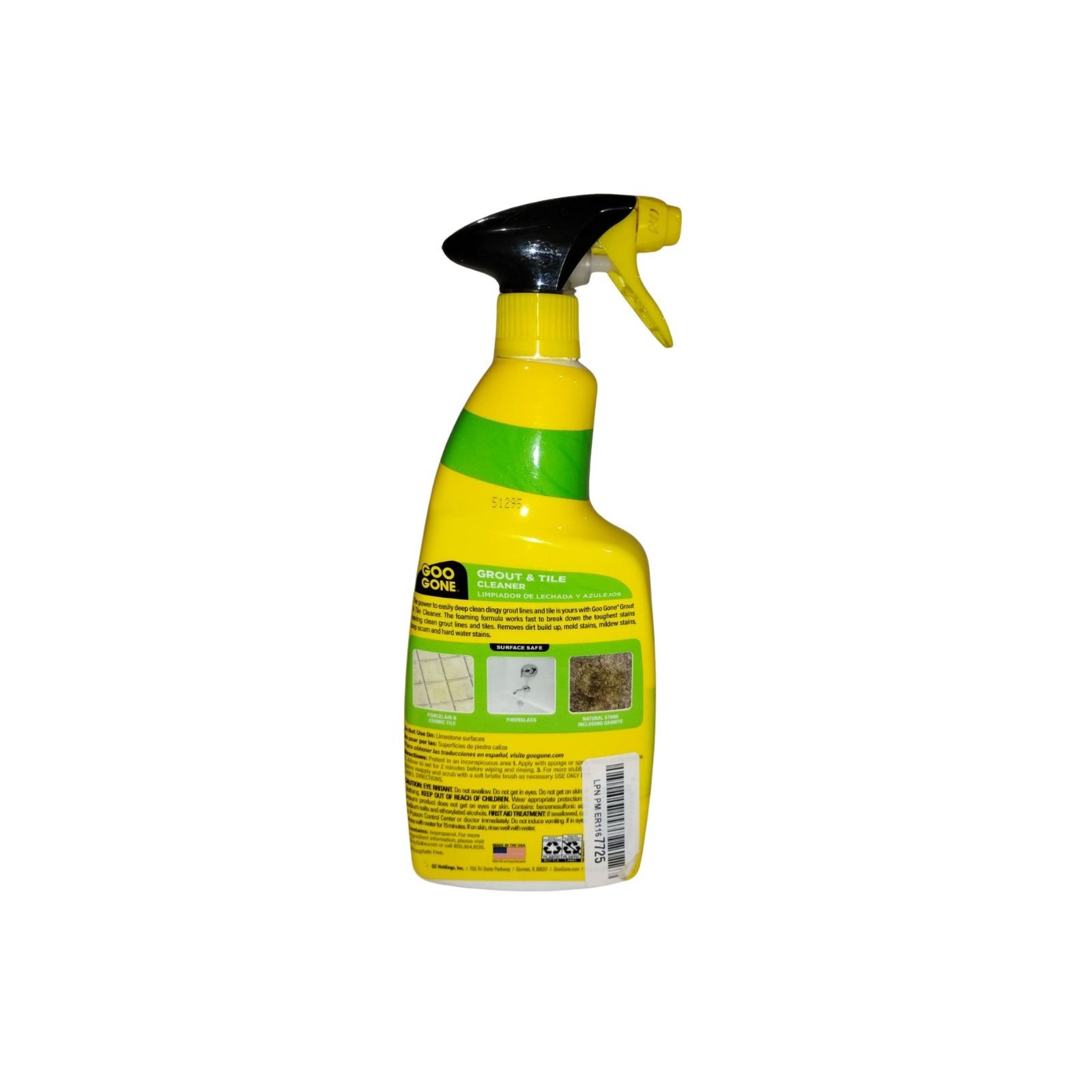 Goo Gone Grout & Tile Cleaner – 28 Ounce – Removes Tough Stains Dirt Caused