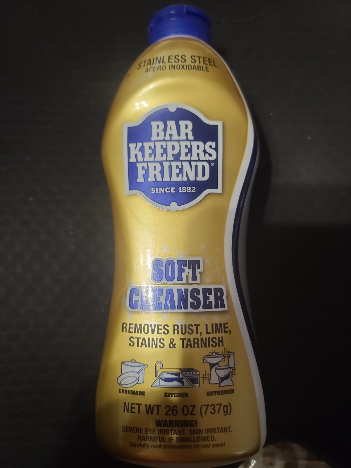 Bar Keepers Friend Soft Cleaner Premixed Formula, Citrus, 26 Ounce