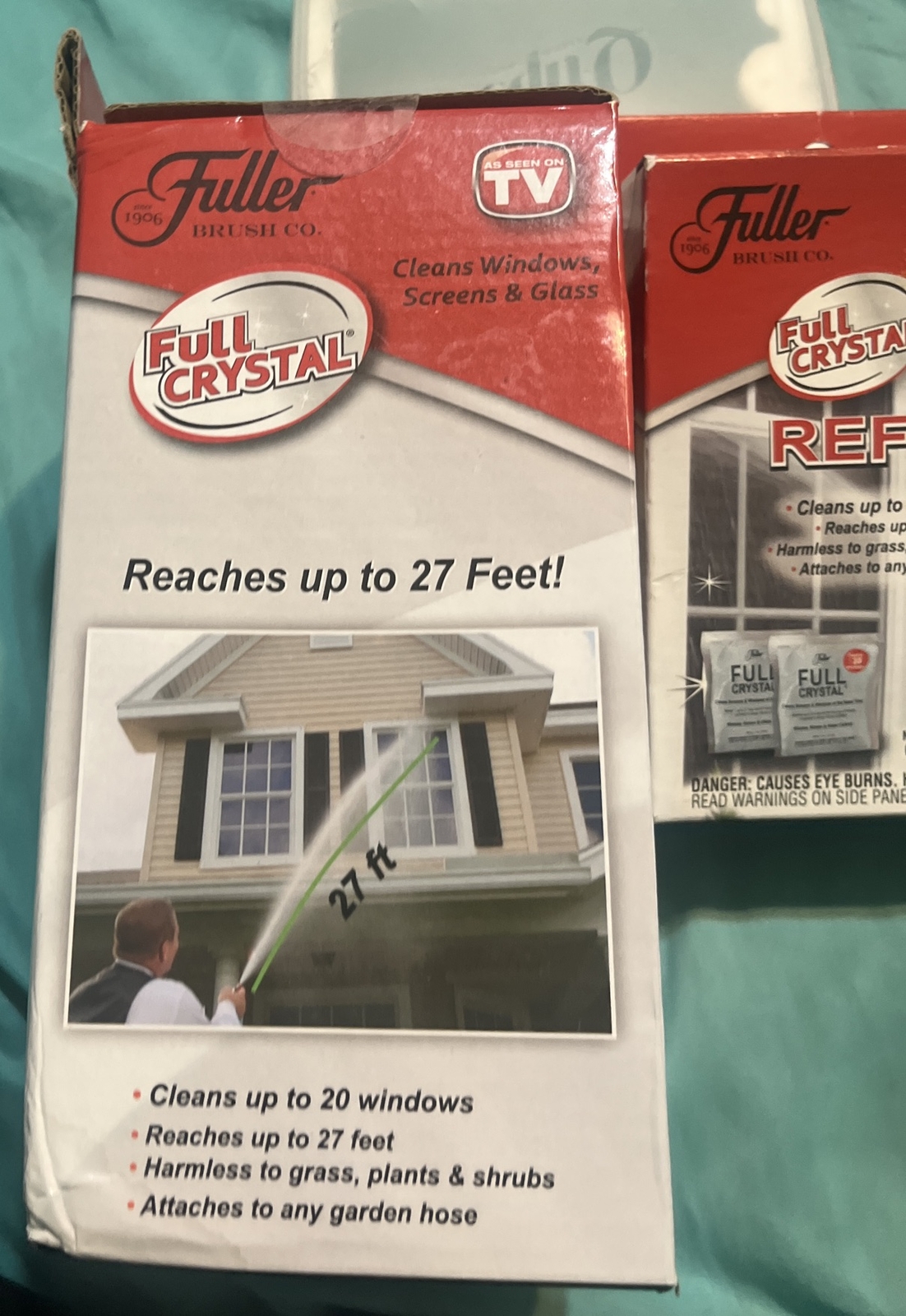Fuller Brush FBFC-6 Full Crystal Window & Outdoor Surface Cleaner & Refills New