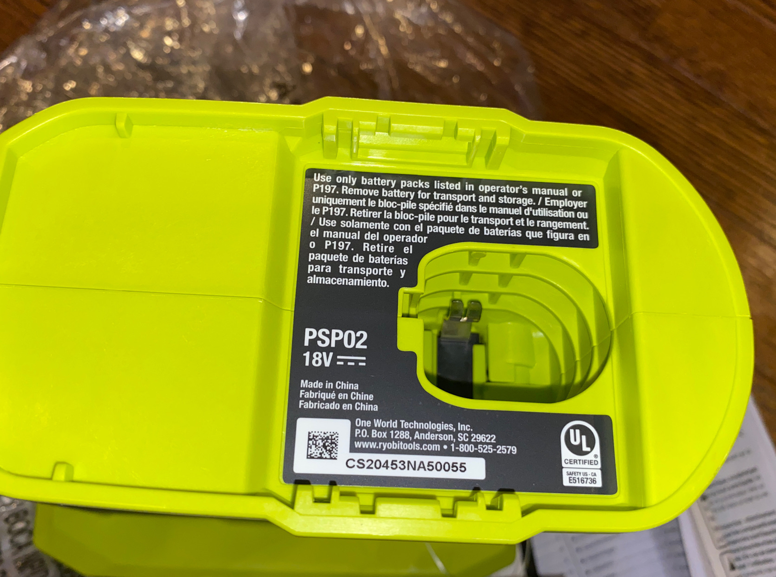 NEW RYOBI 18V ONE+ Cordless Handheld Electrostatic Sprayer PSP02 Tool Only NEW