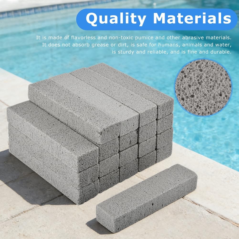 20 Pack Pumice Stone Toilet Bowl Cleaner for Bathroom Sink Tub Grill Oven