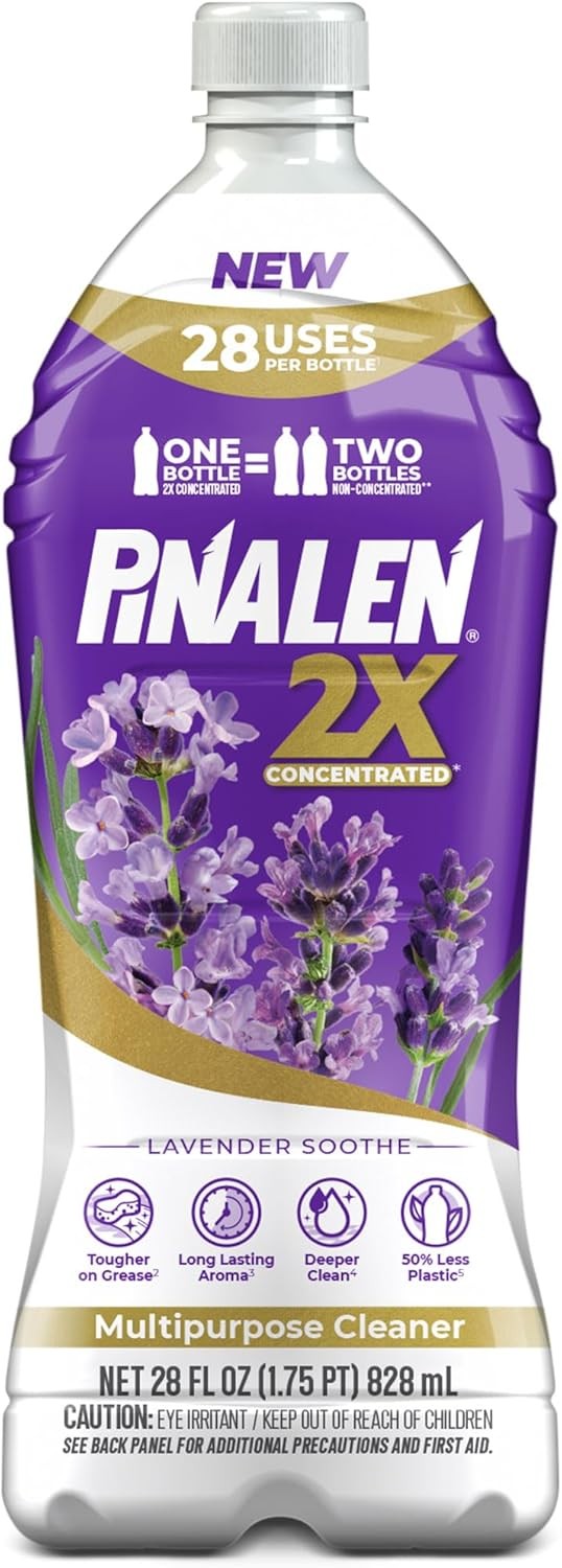 2X Max Aromas Concentrated Multipurpose Cleaner – Fresh Pine Scent – 108 Fl Oz –