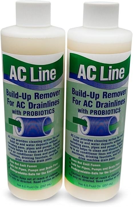 Drain Line Cleaner 2 Pack 16oz Heavy Duty HVAC Condensate Air Conditioner Soda