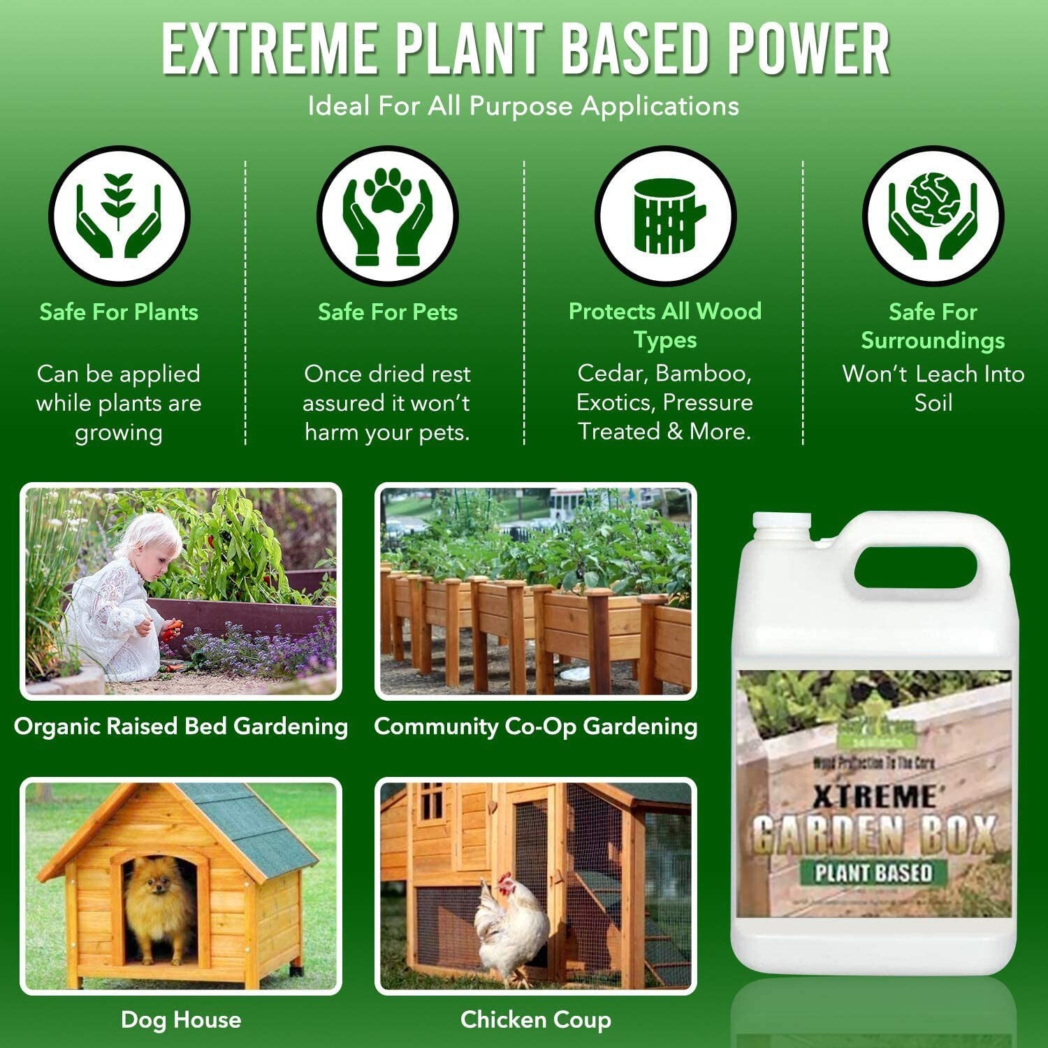 Seal It Green Garden Box Sealer – Plant Based, FDA Food Contact Safe – Non-Toxic
