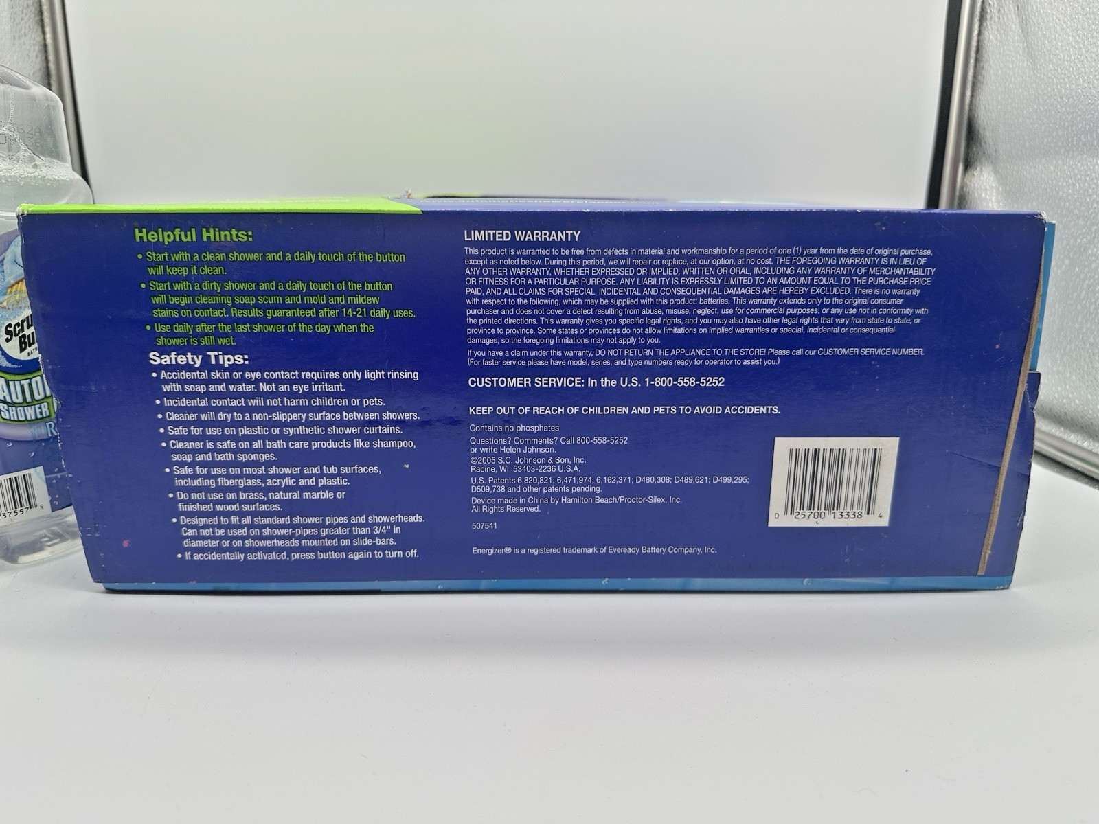 Scrubbing Bubbles Automatic Shower Cleaner Kit w/ 3 Bottles Solution New Sealed