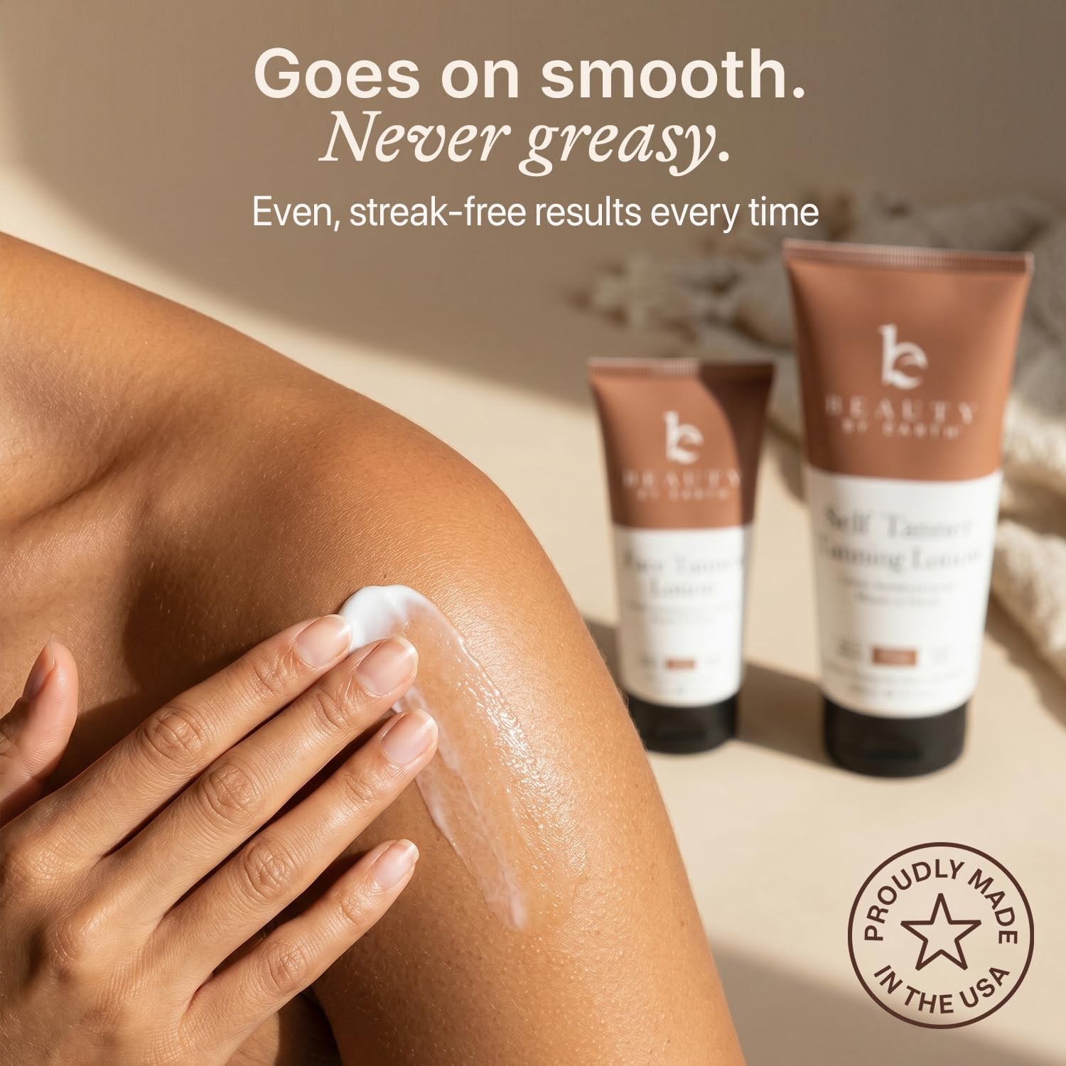 Self Tanner Face & Body – With Organic Aloe Vera & Shea Butter, Sunless Tannin