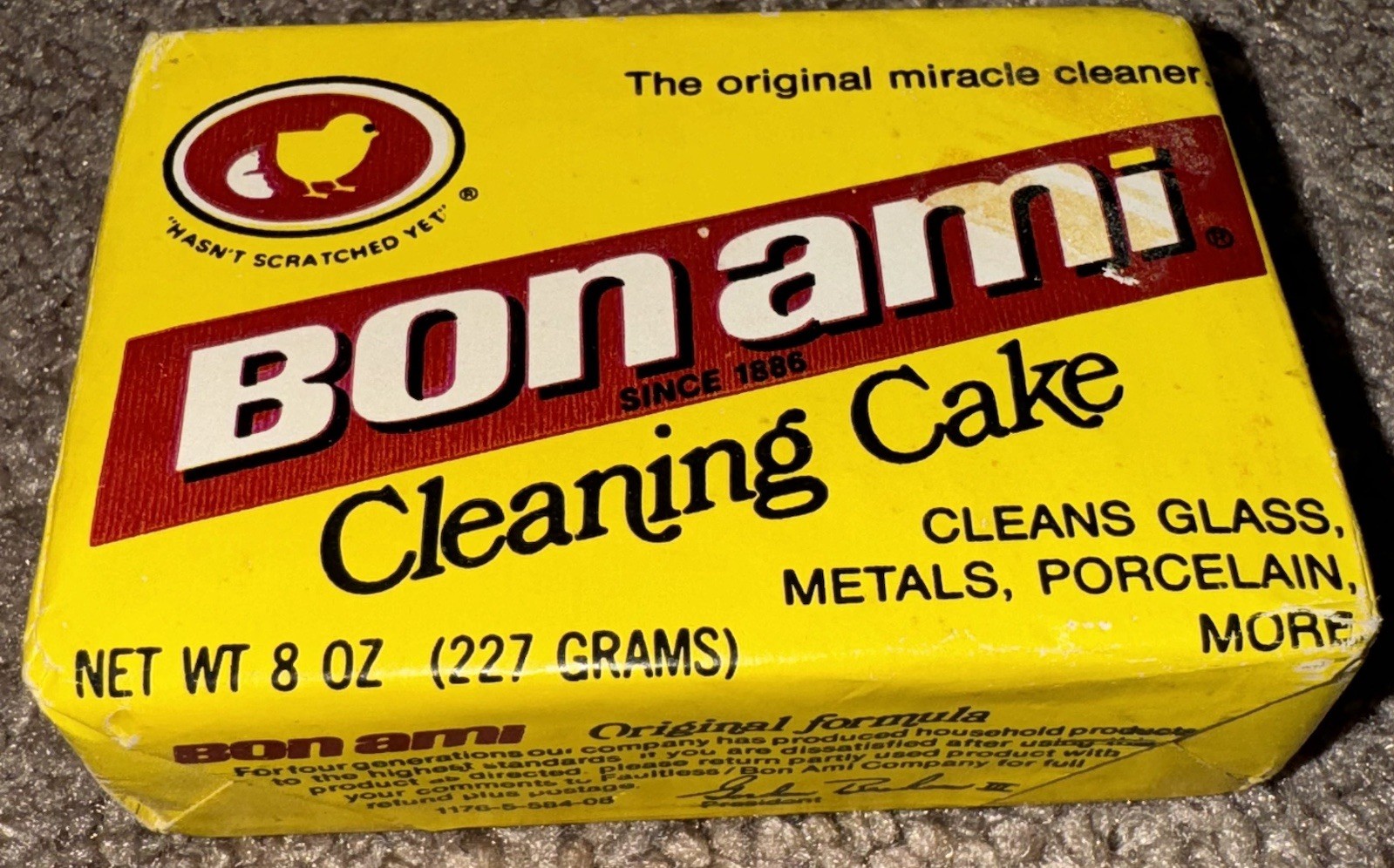 NOS Vintage Bon Ami Cleaning Cake Original Miracle Cleaner 8 Oz. DISCONTINUED