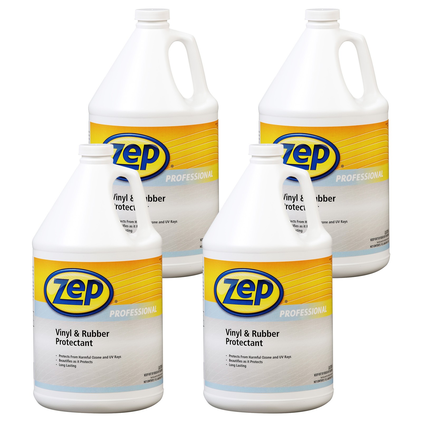 Zep Professional Vinyl and Rubber Protectant – 1 Gallon (Case of 4)- 1041479 –