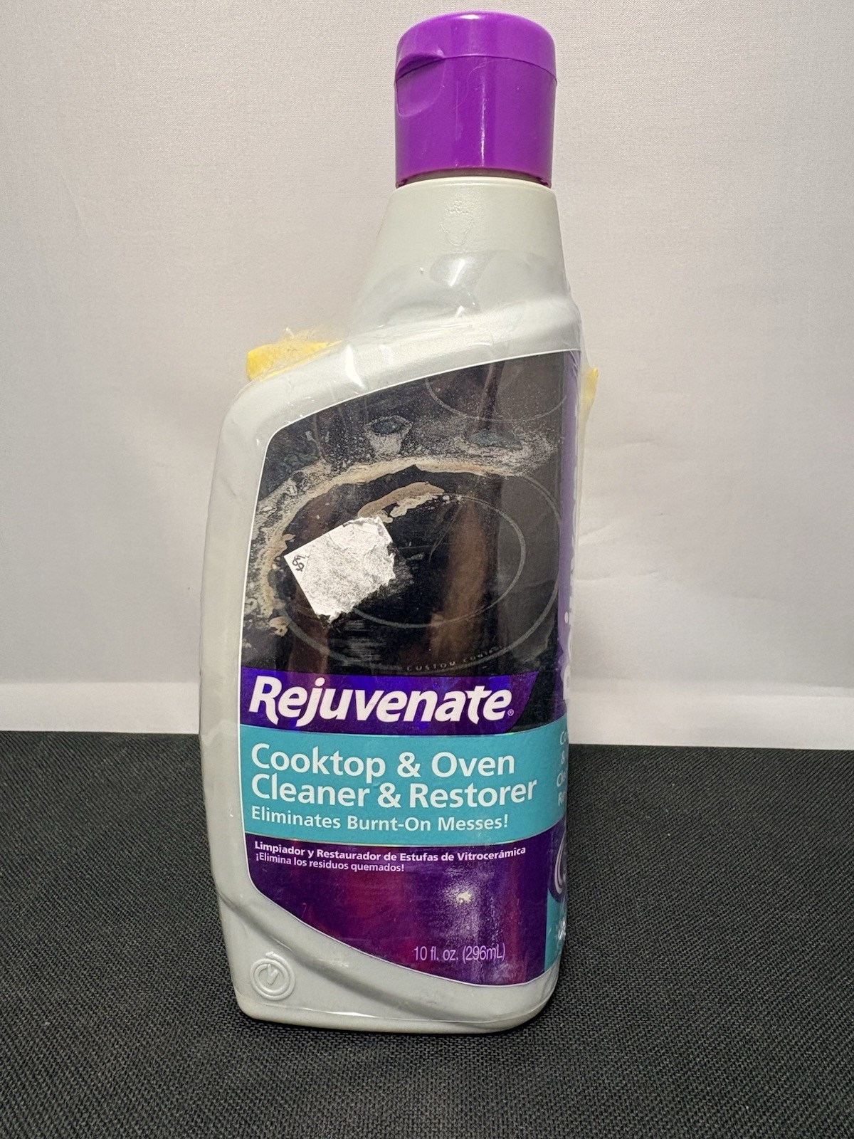 Rejuvenate Stove Cook Top Restorer! One 10 Oz Bottle With Scrubber! NEW