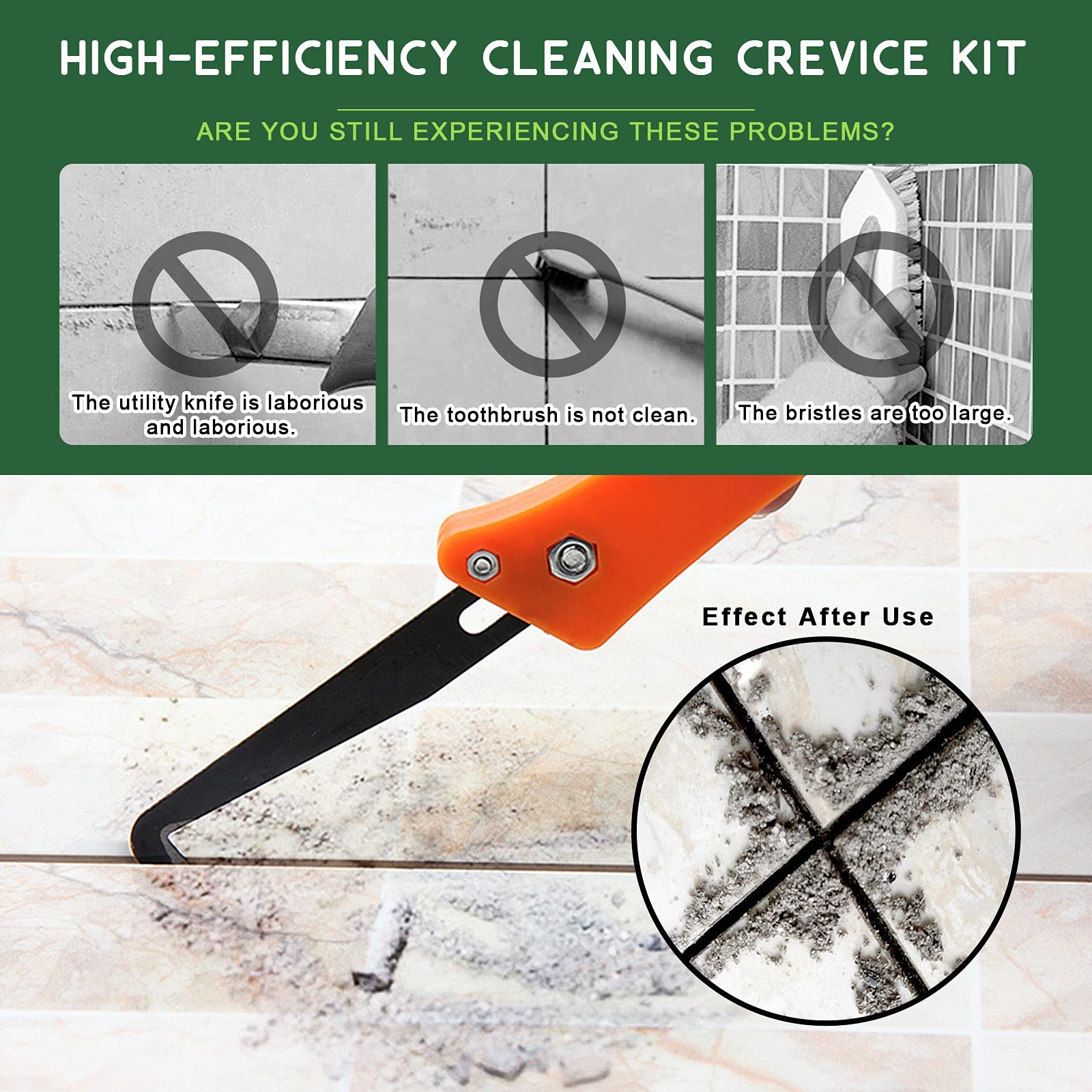 22 Pcs Grout Removal Tool Set Contains Grout Saw Knife Grouts Hand Saw With 8