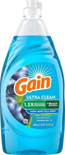 Ultra Dishwashing Liquid, Honey Berry Hula, 21.6 fl oz, Biodegradable