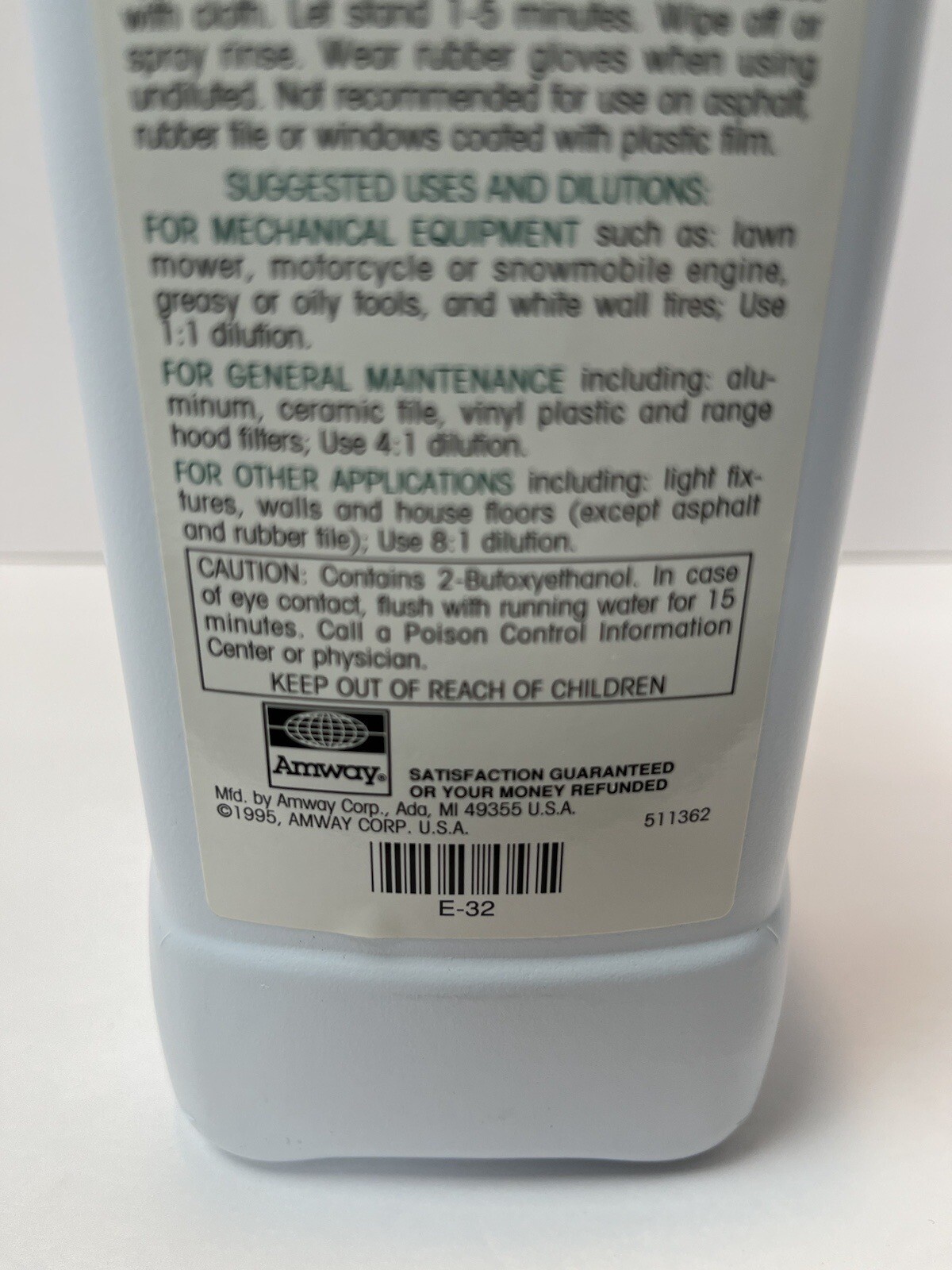 Vintage New Amway INDUSTROCLEAN Heavy Duty Cleaner 1 Liter Degreaser
