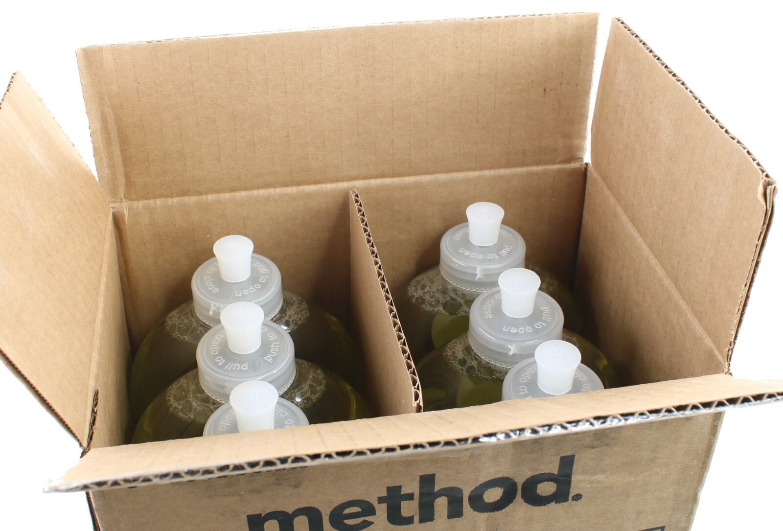 (6) METHOD SQUIRT + MOP LEMON GINGER HARD FLOOR CLEANER 25 FL OZ EA