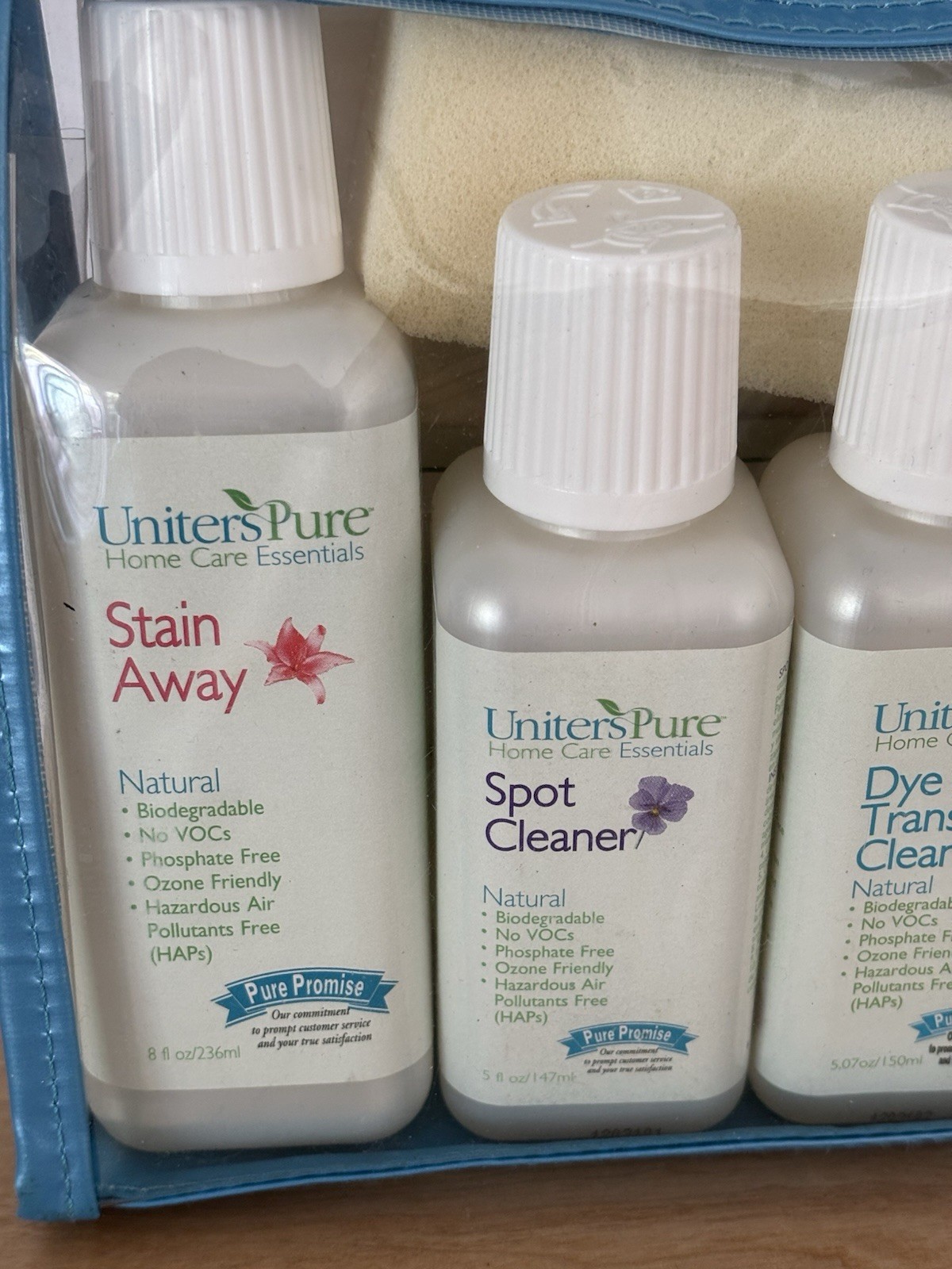 UNITERS PURE Home Care Essentials Natural Cleaner Kit Furniture Wood Leather NEW