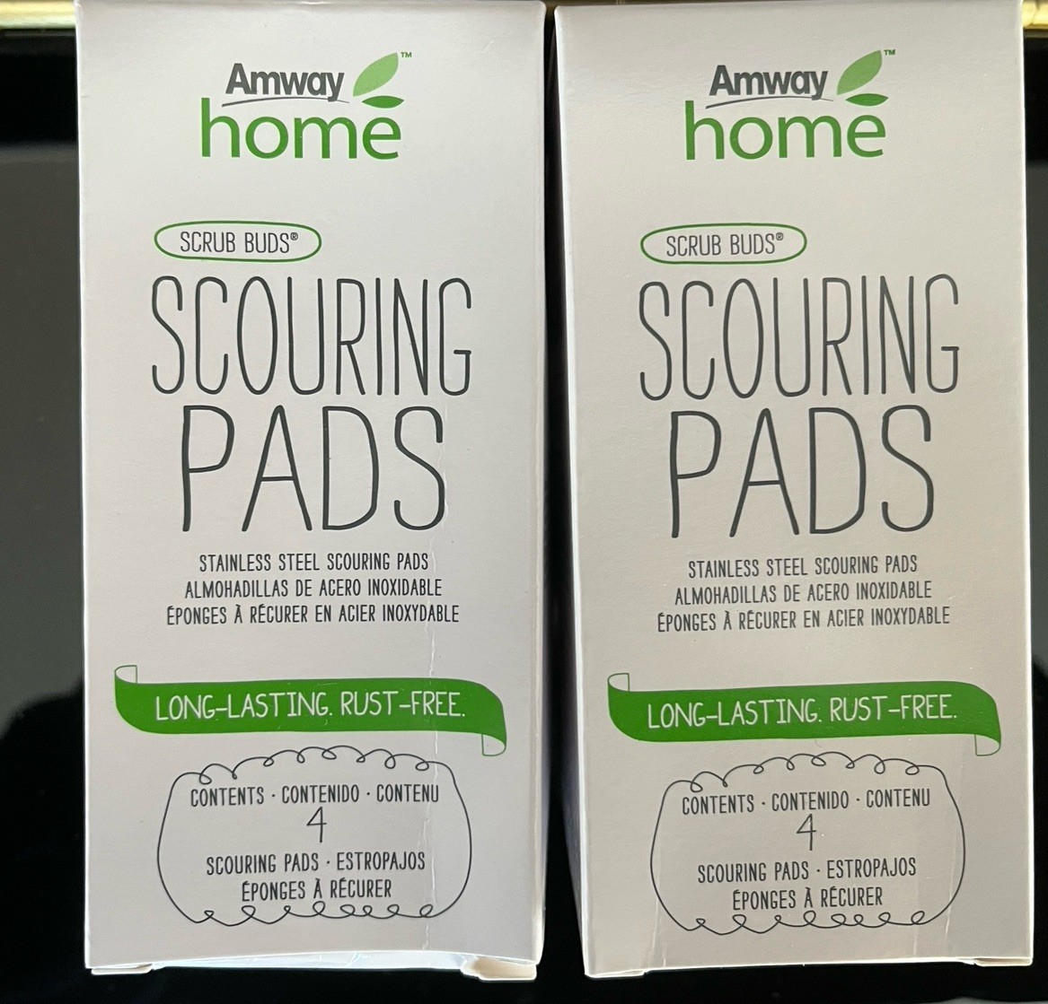 Amway Clean Scrub Buds Scouring Pads New.You Get 2 Boxes!