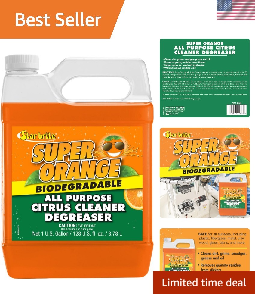 Super Orange All-Purpose Citrus Cleaner Degreaser – Remove Dirt, Grime, Greas…