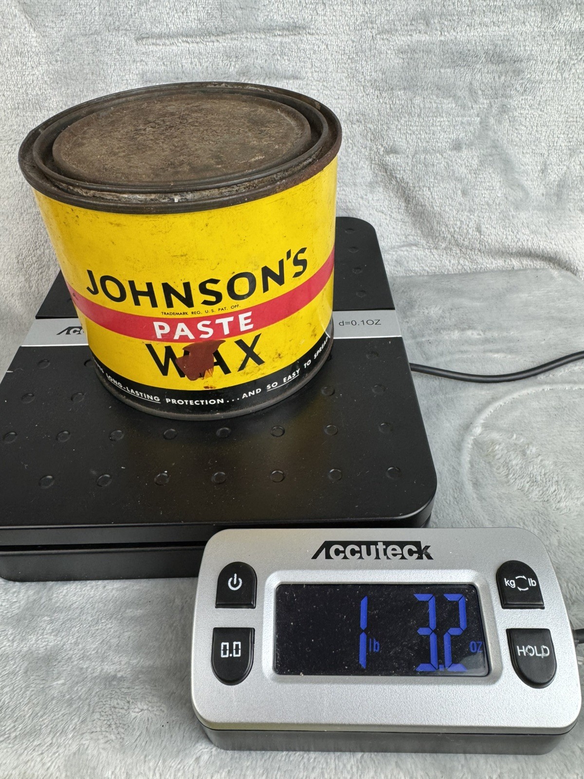 2 Original Formula JOHNSON’S PASTE WAX 16 oz Cans See Weight Photos Partials